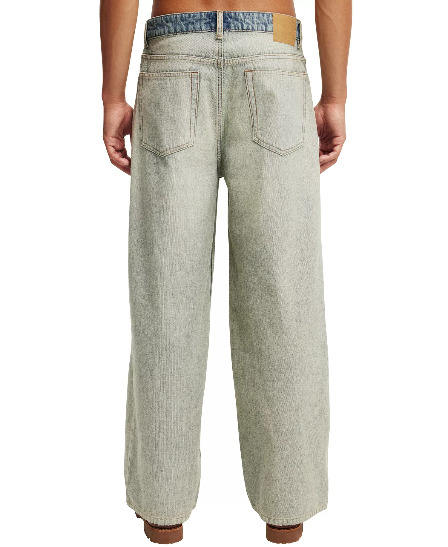 Men's Super Baggy Reverse Jean - Backwards blue - 26