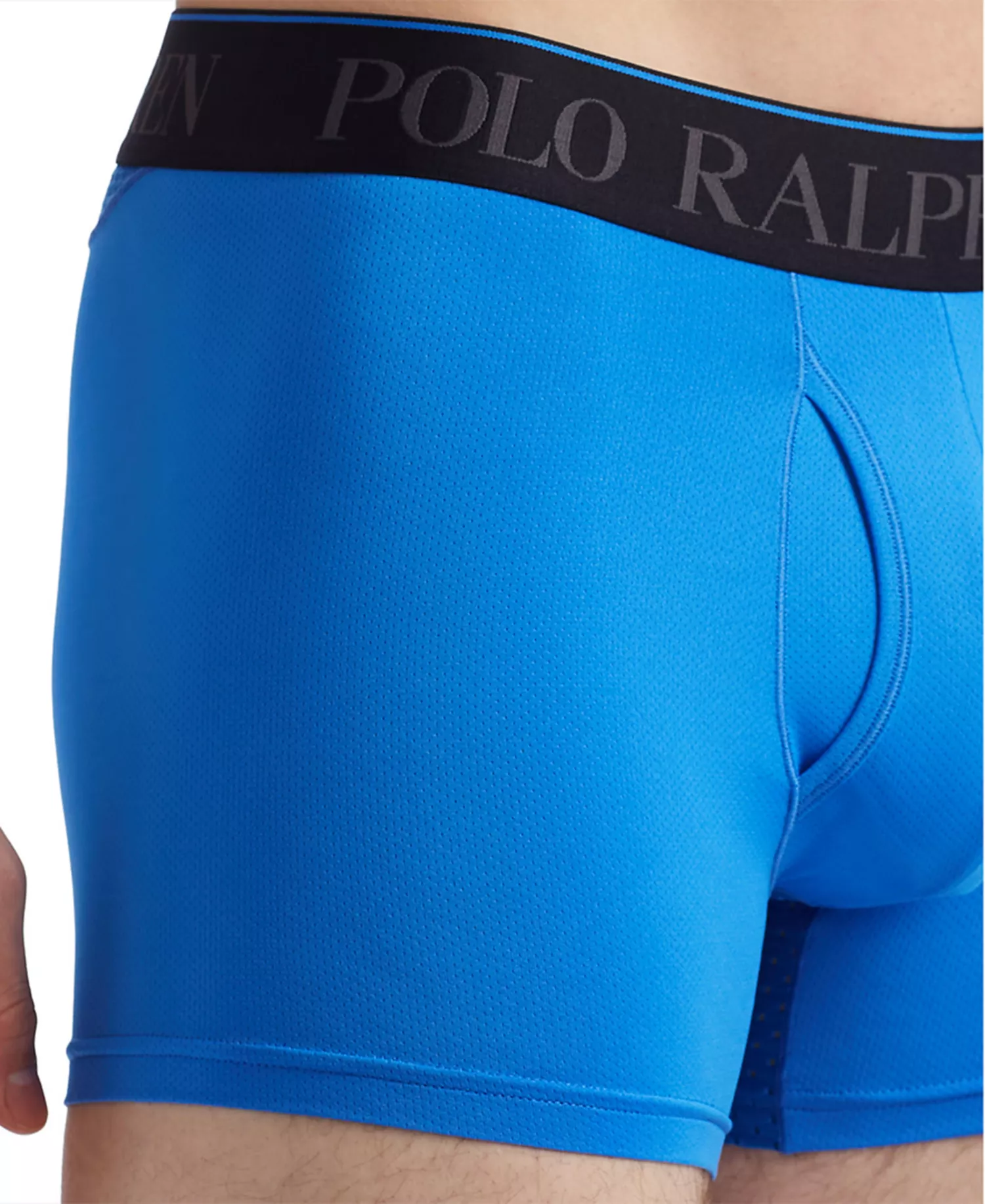 Men's 3-Pack Flex Performance Air Boxer Briefs - Colby Blue/polo Black/Red - L