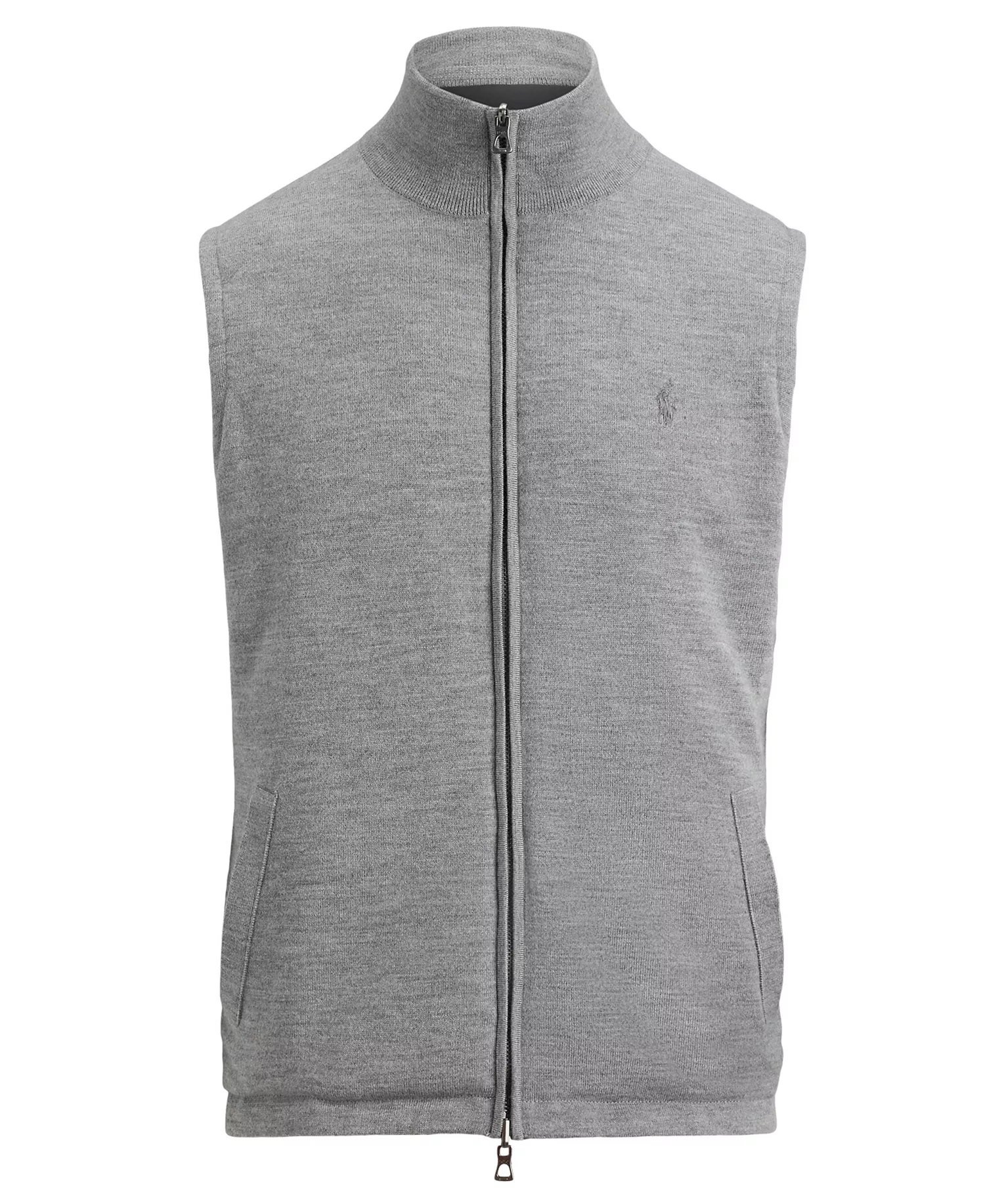 Men's Reversible Sweater Vest - Grey Combo - L