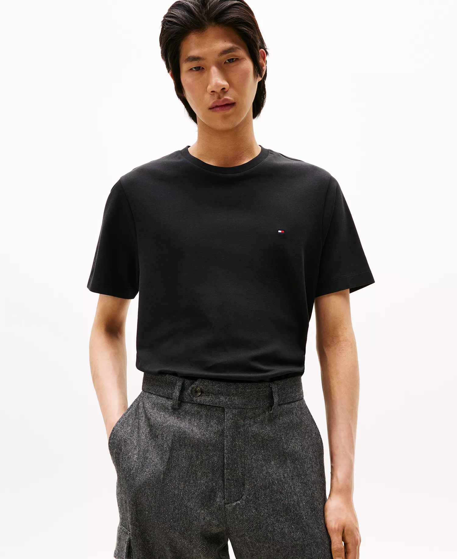 Men's Light Interlock T-Shirt - Black - M