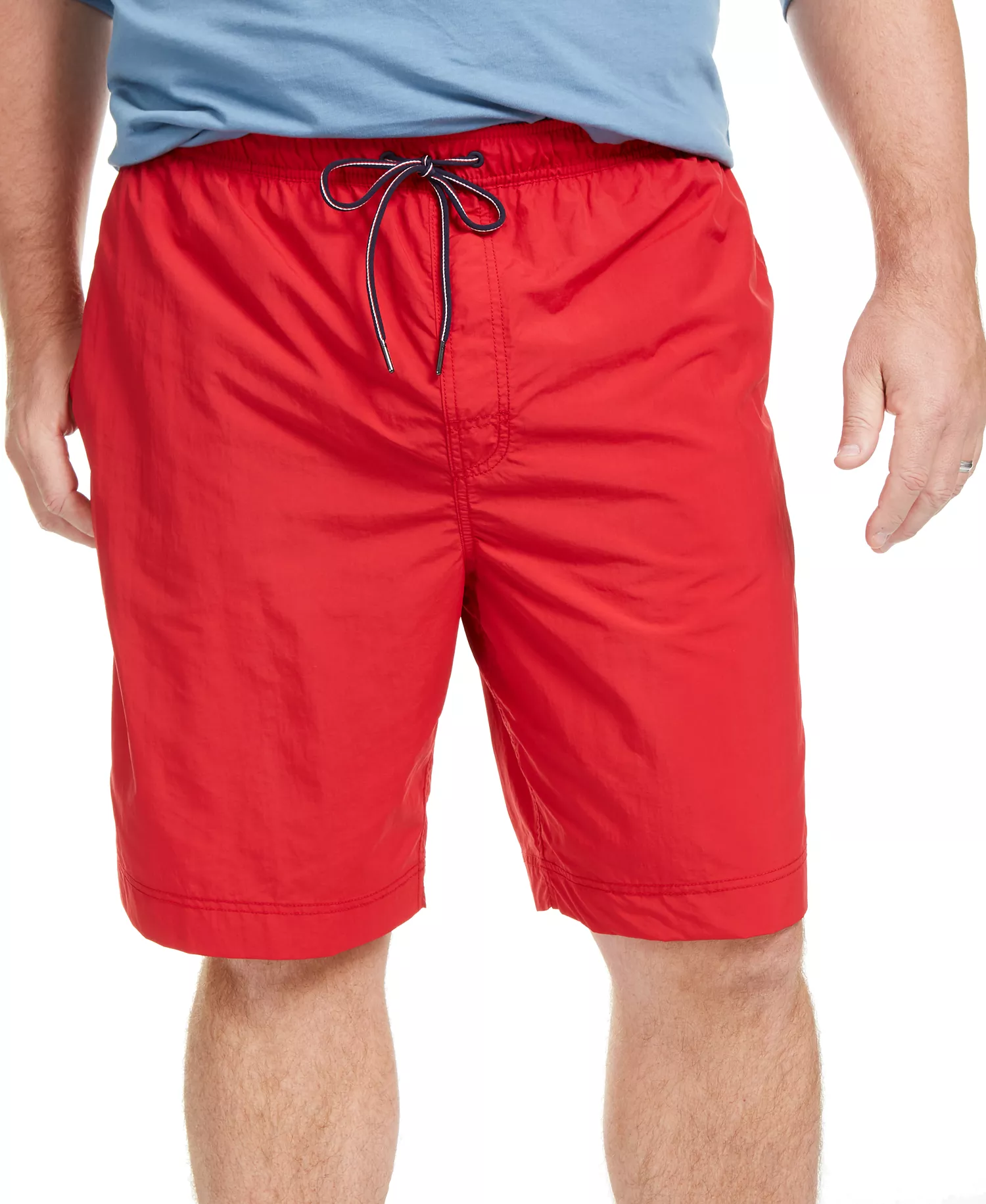Men's Big & Tall 9.5" Solid Swim Trunks - Apple Red - 2XB