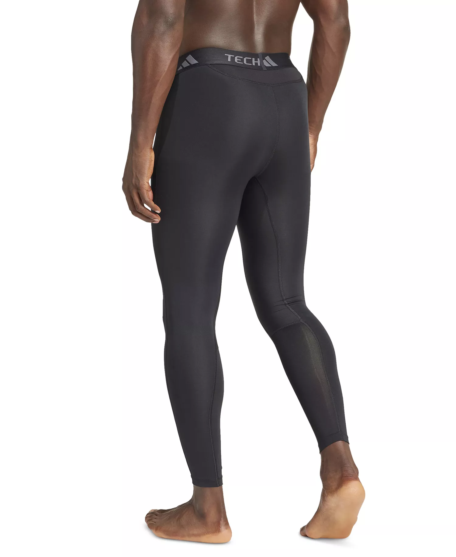 Men's Tech-Fit TF Long Compression Tights - Black - 2XL