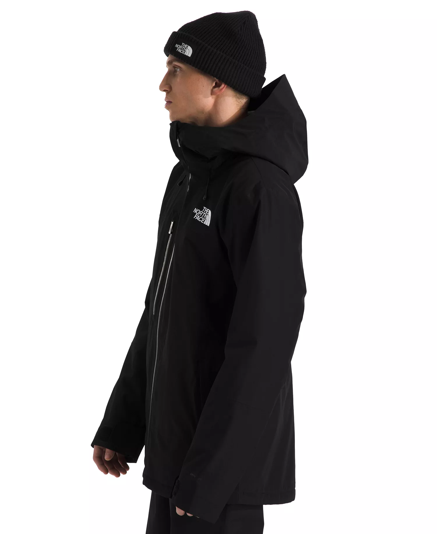 Men's Chakal Front-Zip Hooded Jacket - Black - L