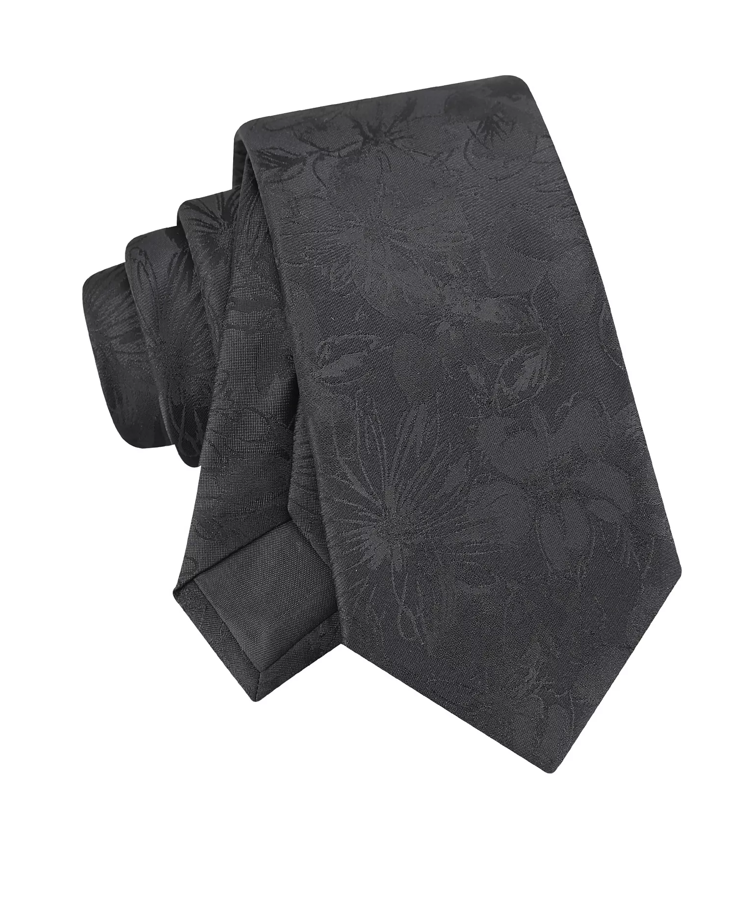 Men's Maddison Botanical Tie - Black - ONE SIZE