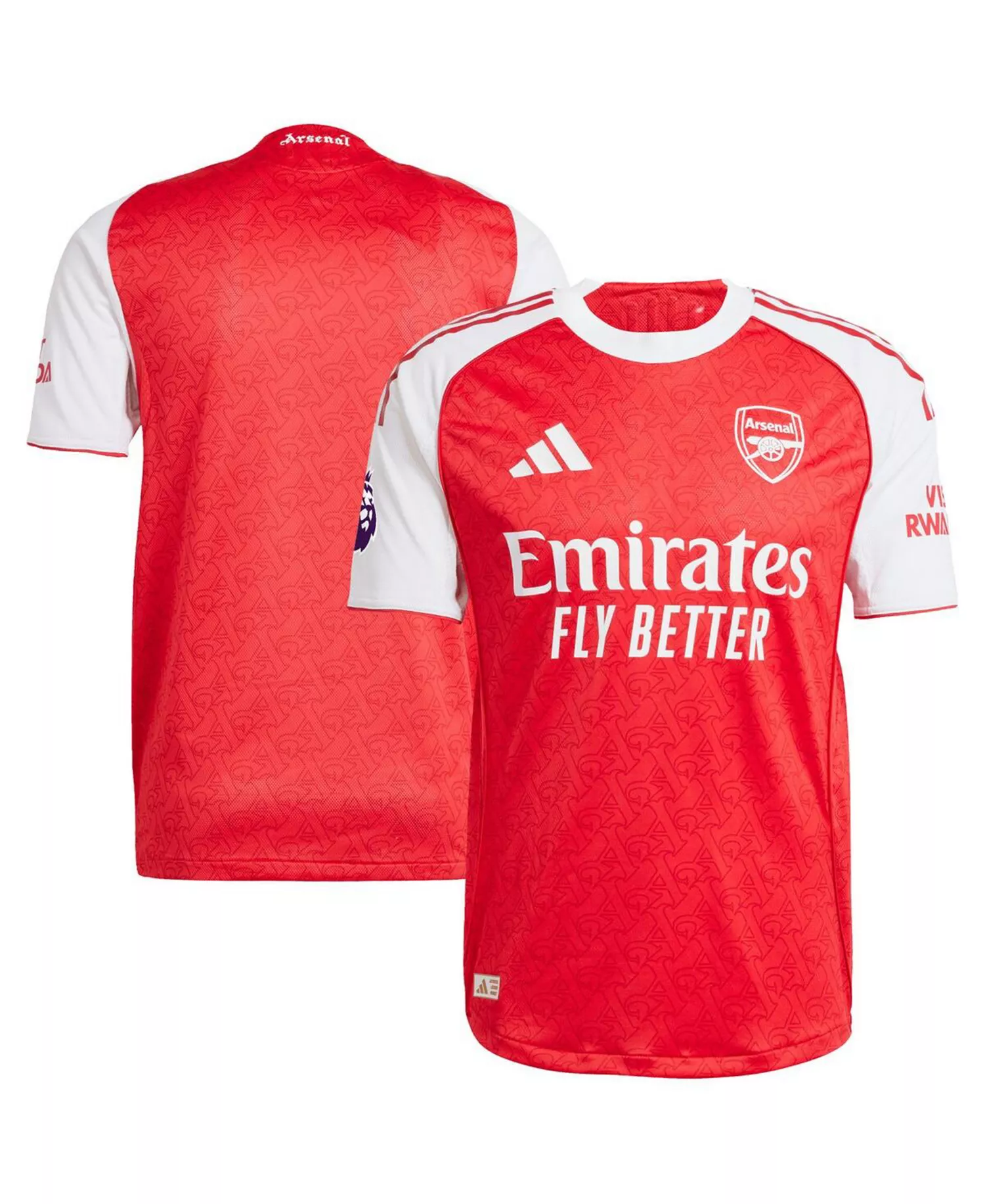 Men's Red Arsenal 2025/26 Home Authentic Jersey - Red - 2XL