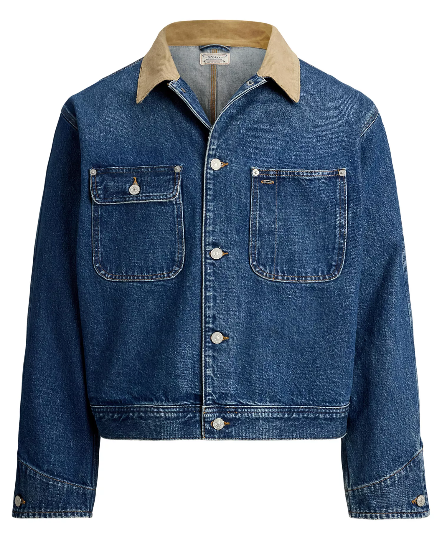Men's Denim Jacket - Indigo - 2XL