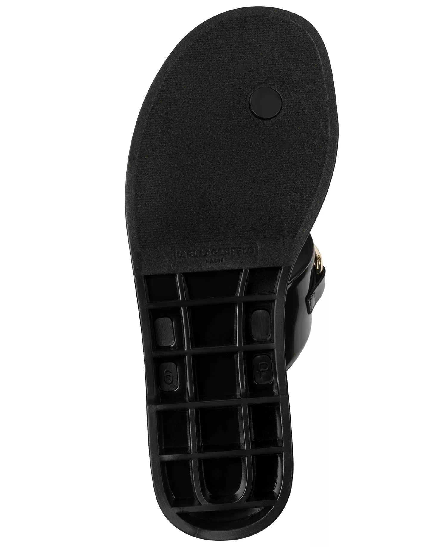 Women's Vardice Jelly Slip-On Flat Thong Sandals - Black - 10M