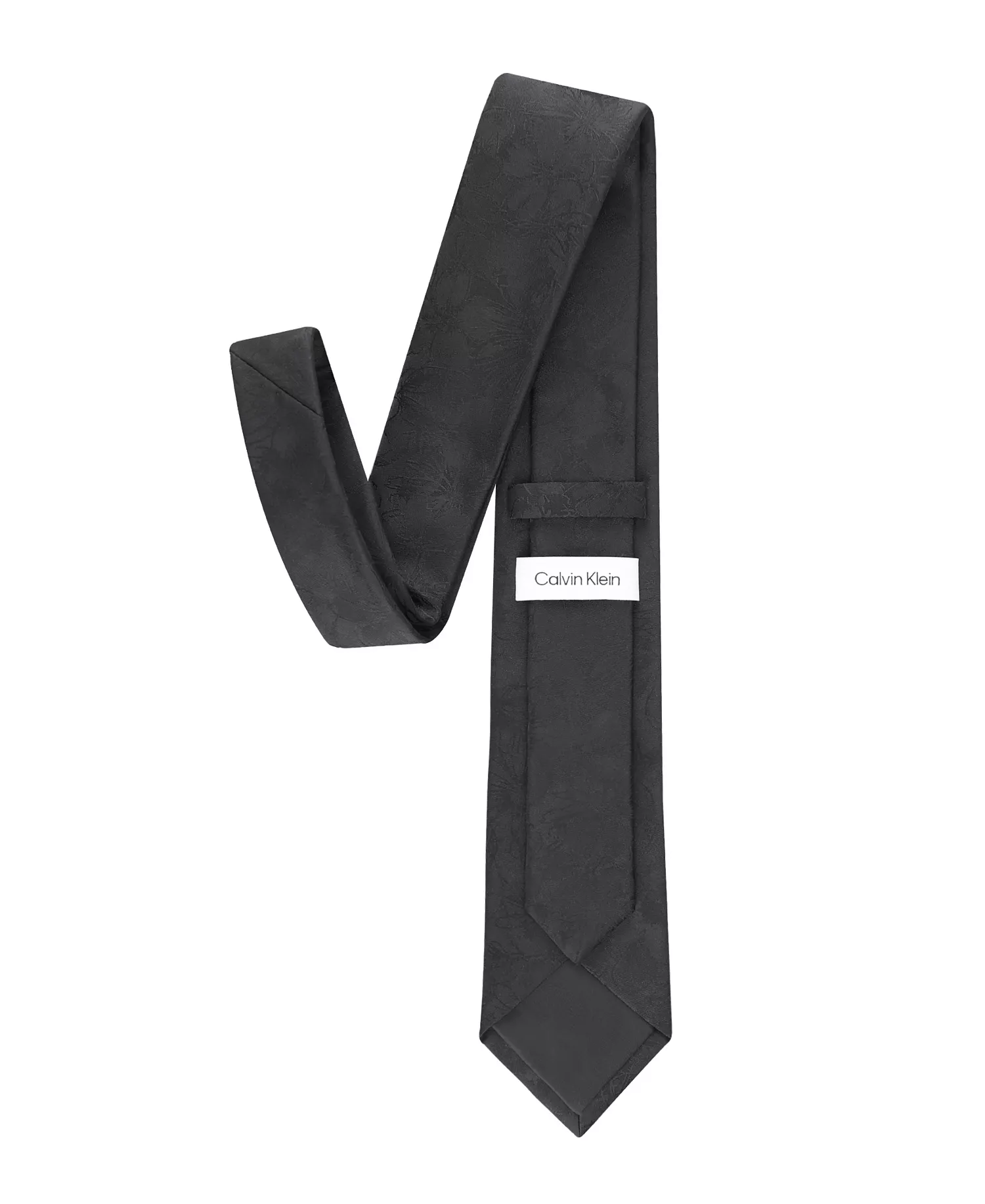Men's Maddison Botanical Tie - Black - ONE SIZE