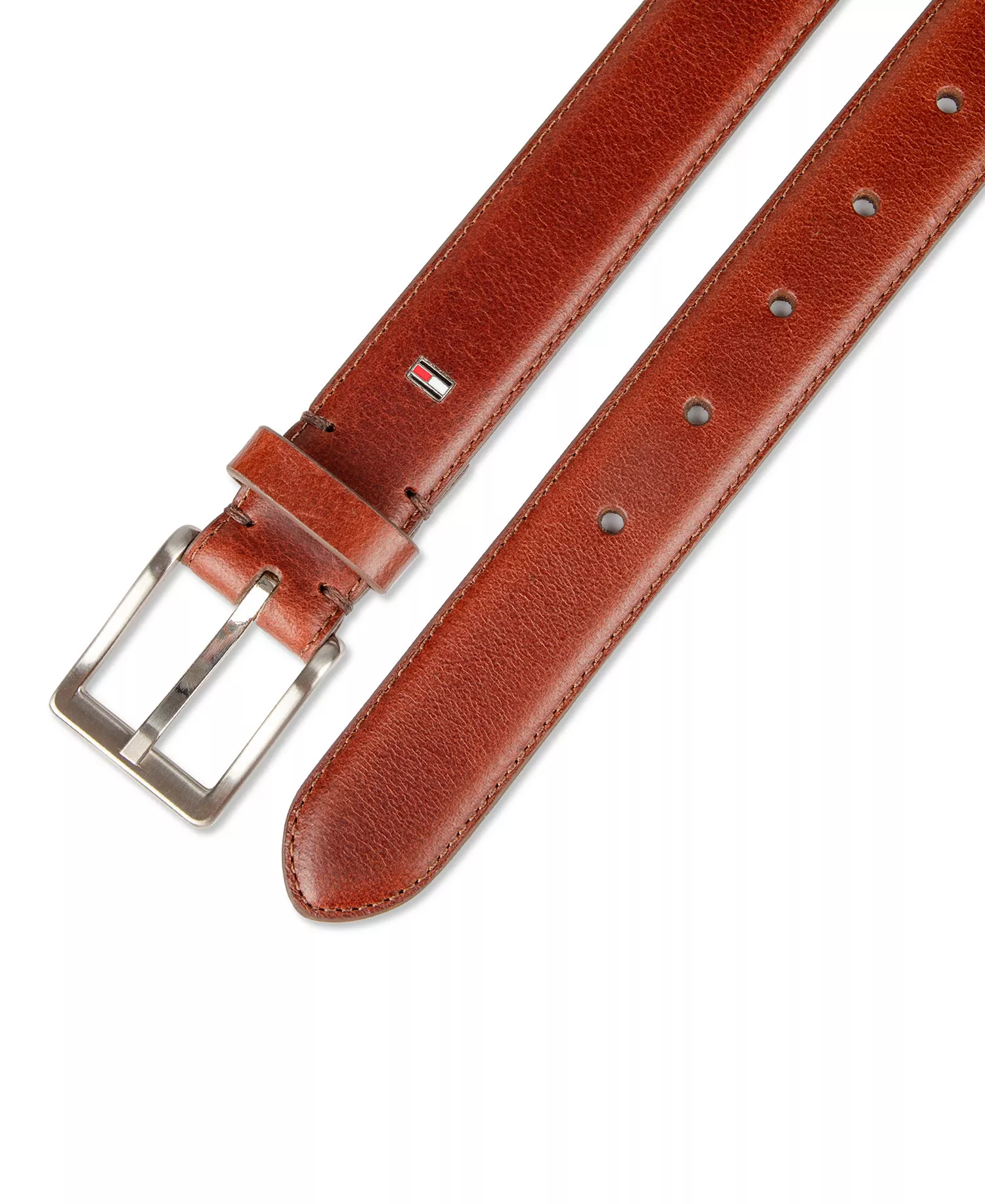 Men's Classic Leather Belt - Tan - L (38-40)