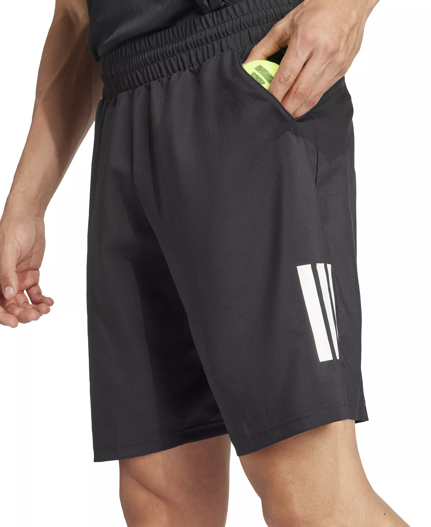 Men's Club Tennis Climacool Three-Stripes 7" Shorts - Black - 2XL
