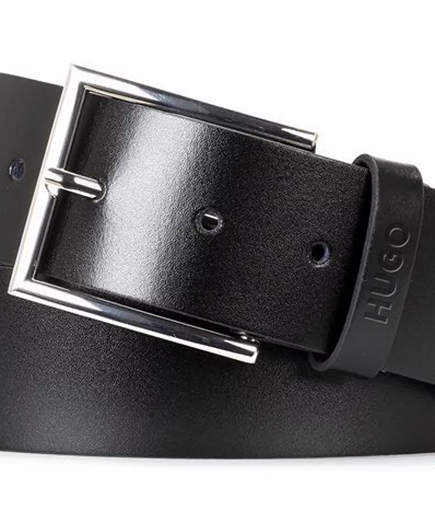 Men's Grainy Leather Belt - Black - 30