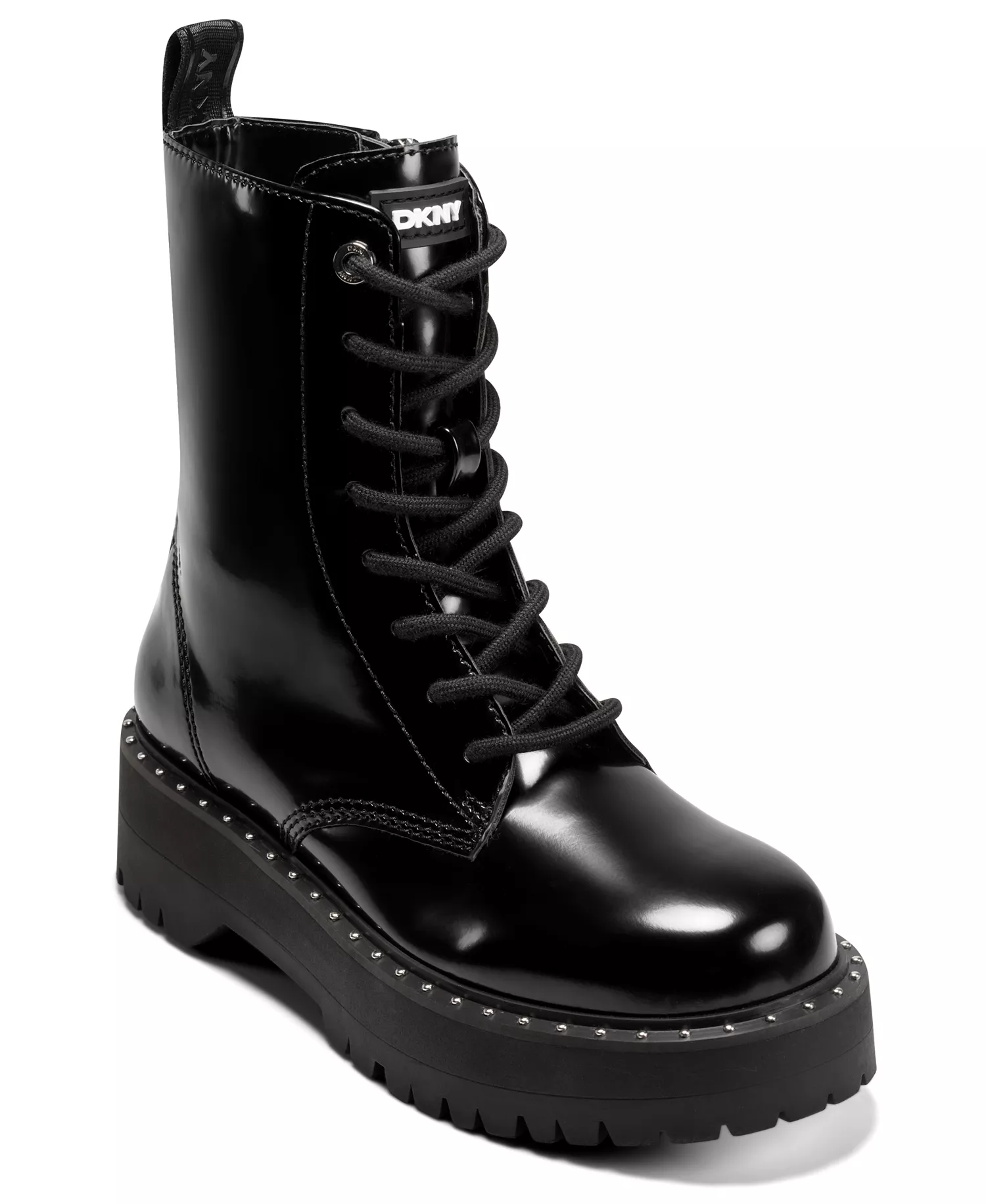 Women's Batu Studs Block Heel Booties - Black - 5.5M