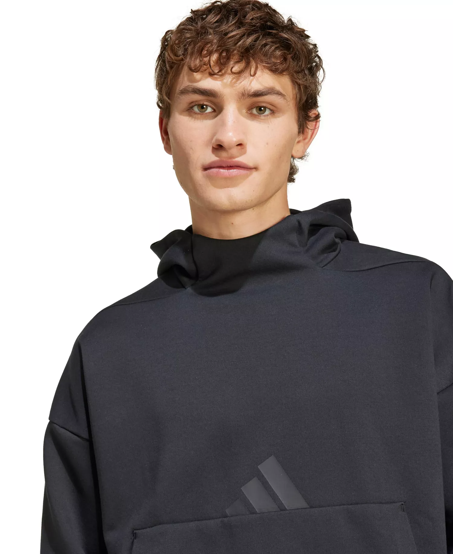 Men's Loose Fit Sweatshirt - Black - L