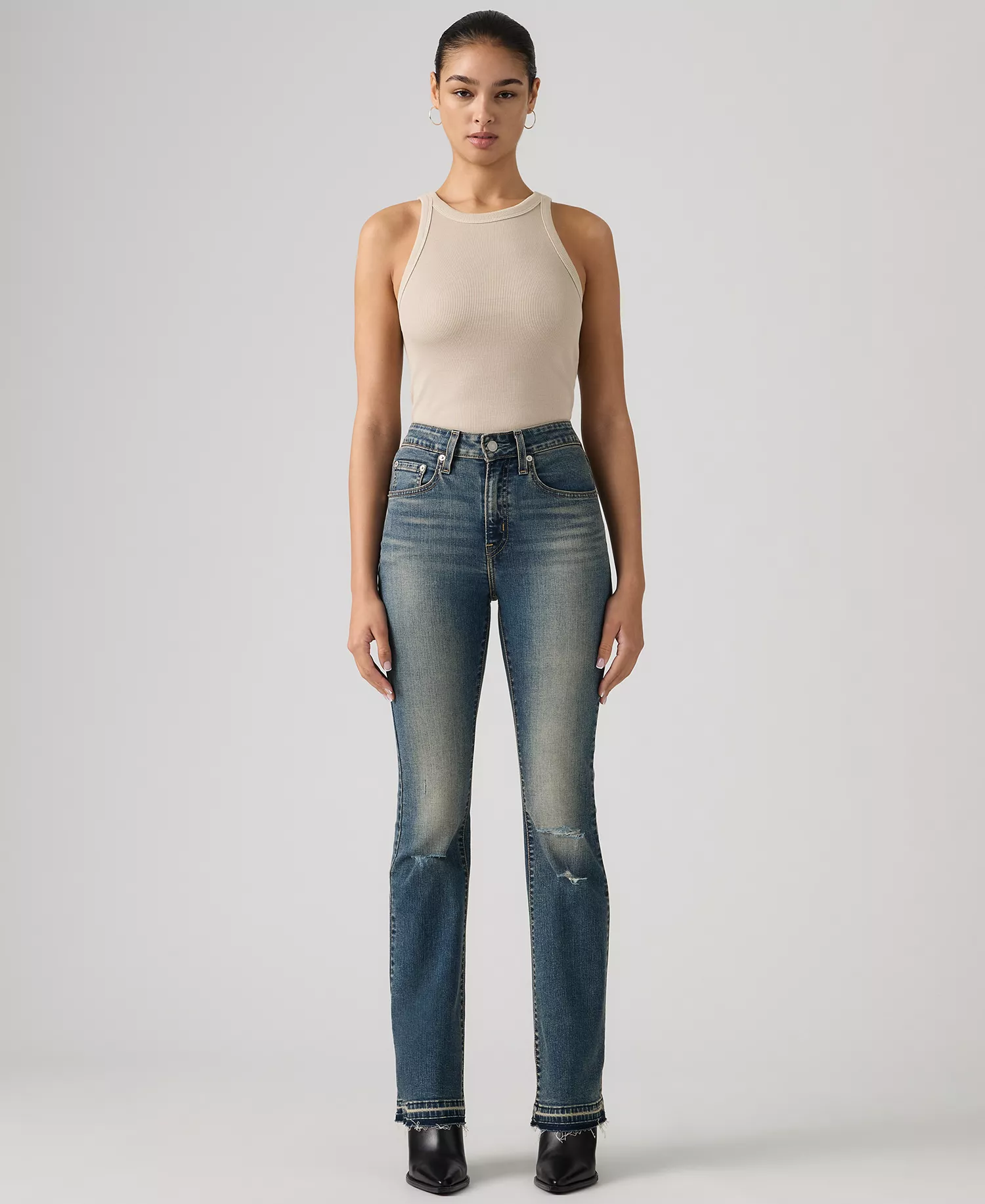 725 High-Waist Classic Stretch Bootcut Jeans - Believe In Me - 24