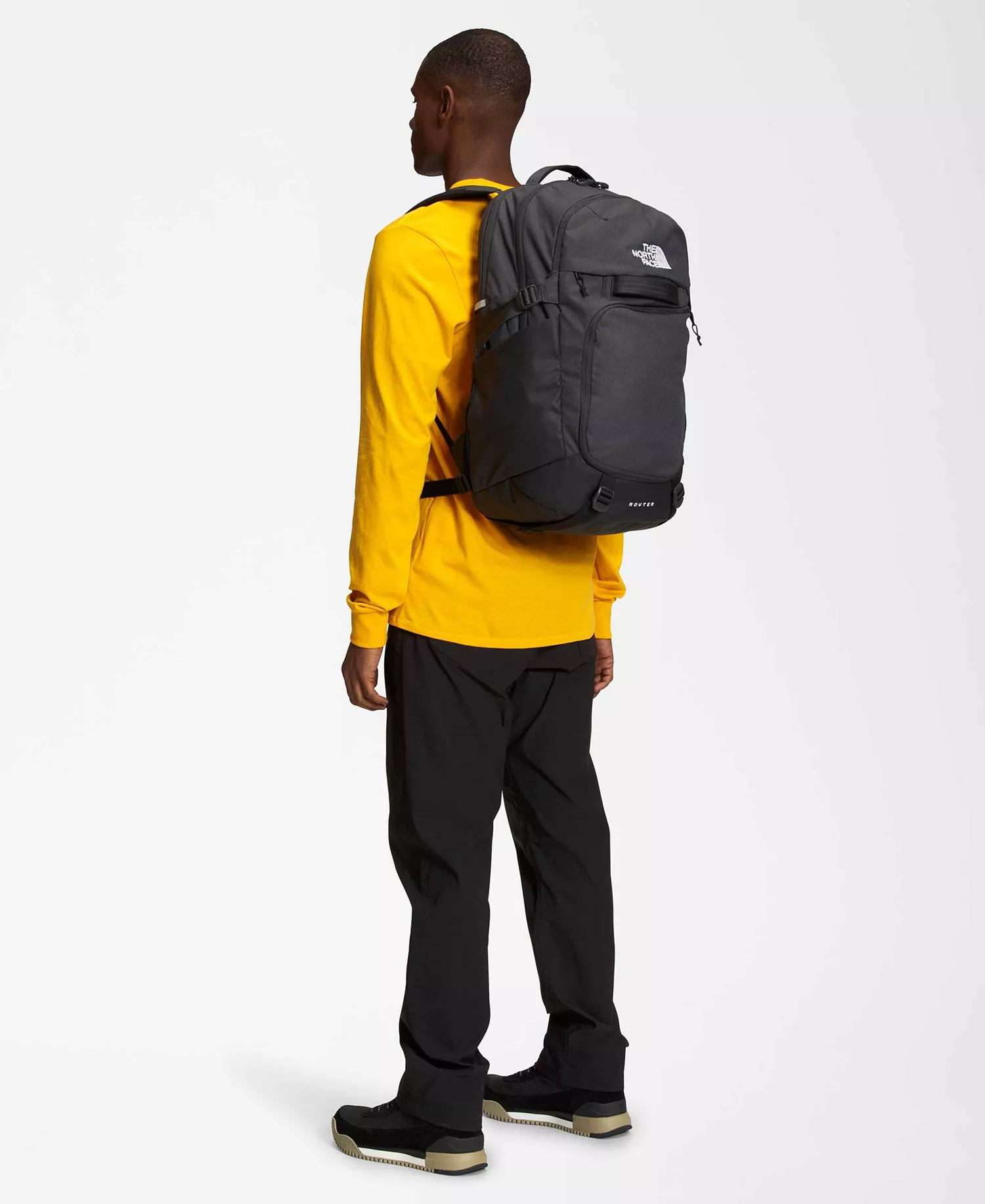 Men's Router Backpacks Messengers - Asphalt Gray Light Heather/Black - ONE SIZE