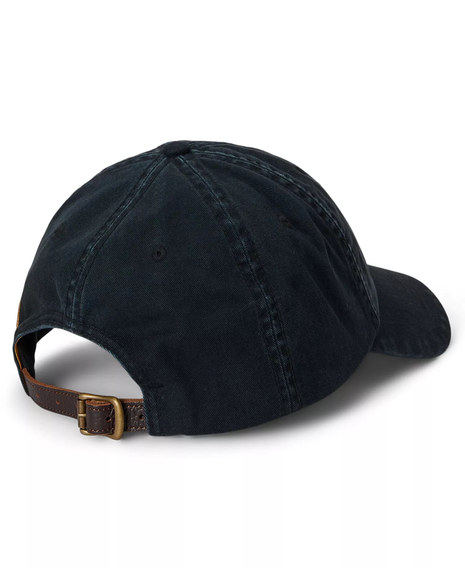 Men's Cotton Twill Horseshoe Graphic Ball Cap - Polo Black - OS