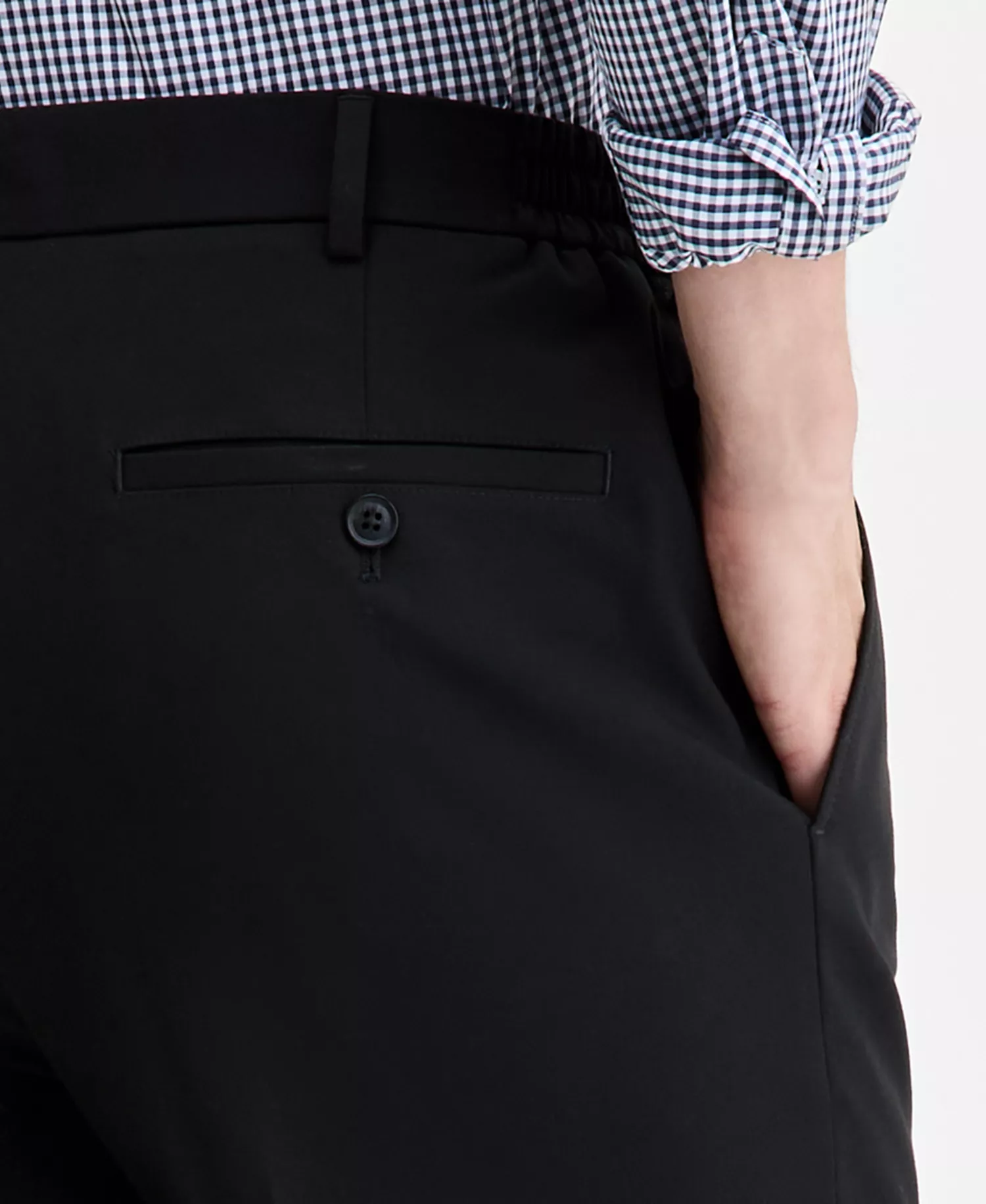 Men's Modern-Fit Dean Solid Pants - Black - 29 - 34