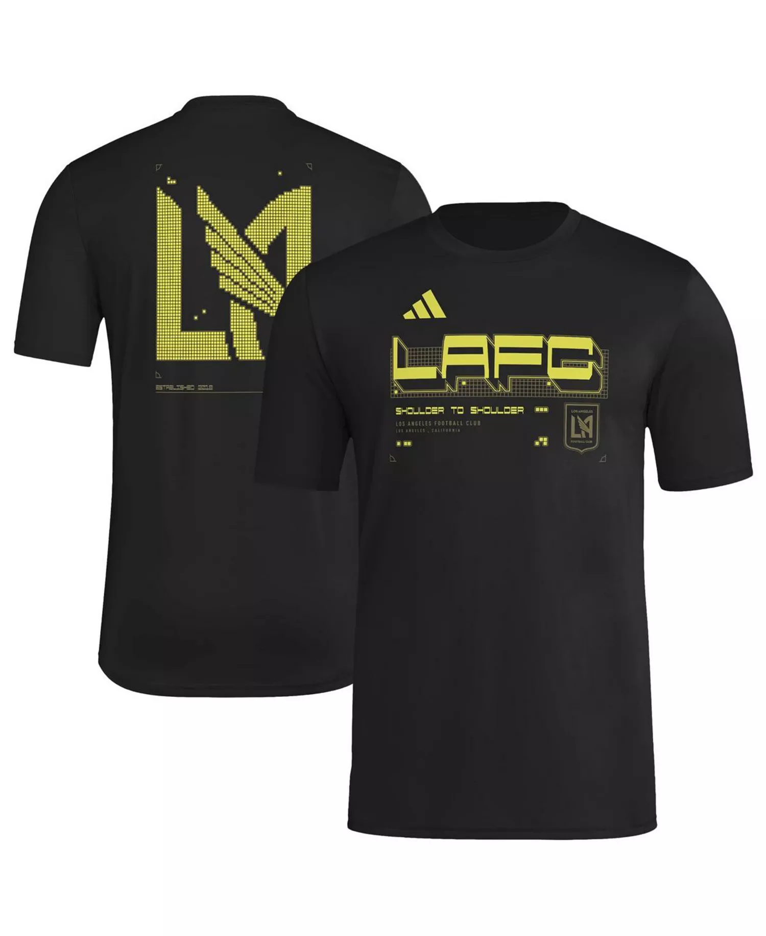 Men's Black LAFC 2026 Anthem AEROREADY Pregame T-Shirt - Black - 2XL