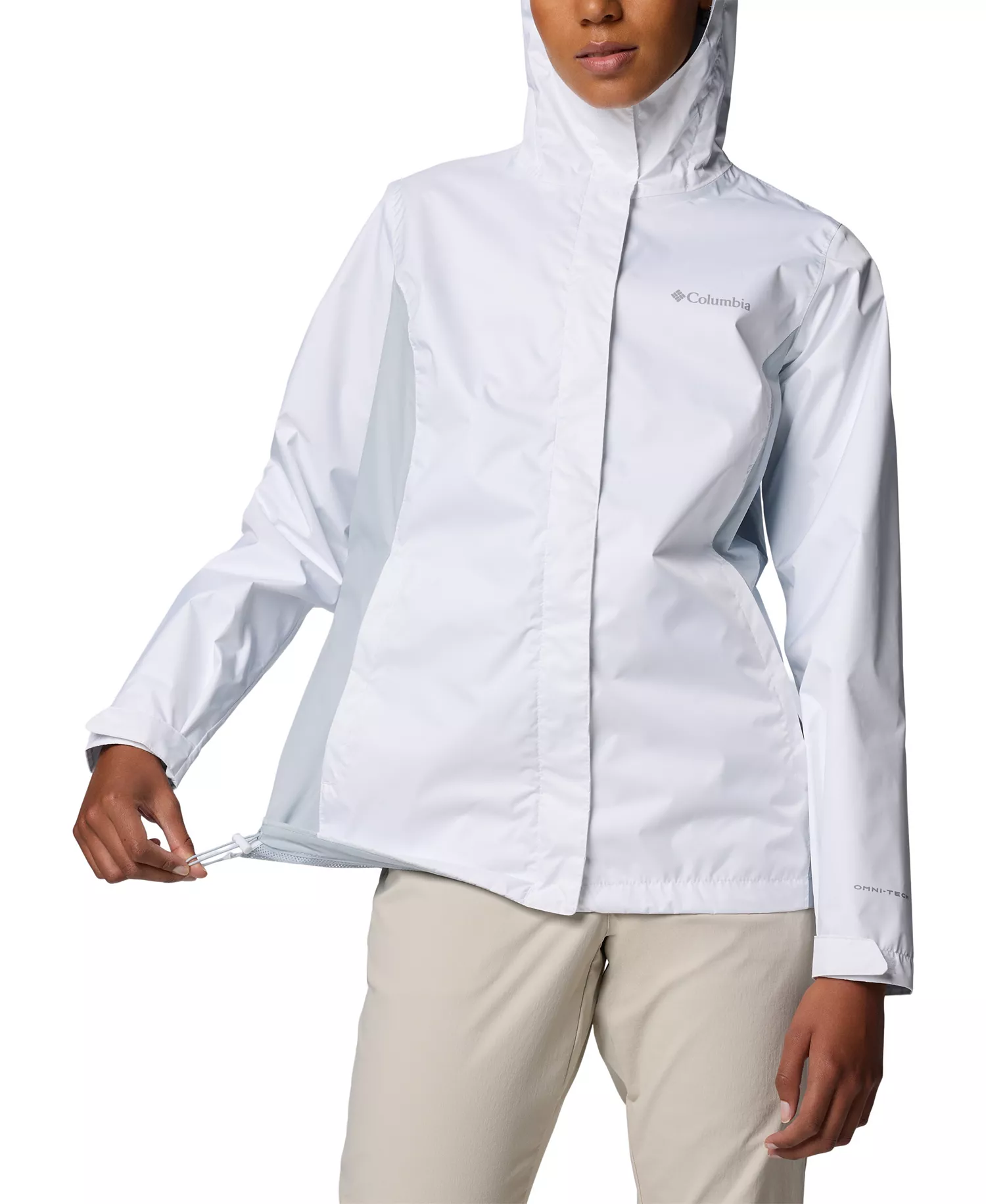 Women's Omni-Tech™ Arcadia II Rain Jacket - Black - L