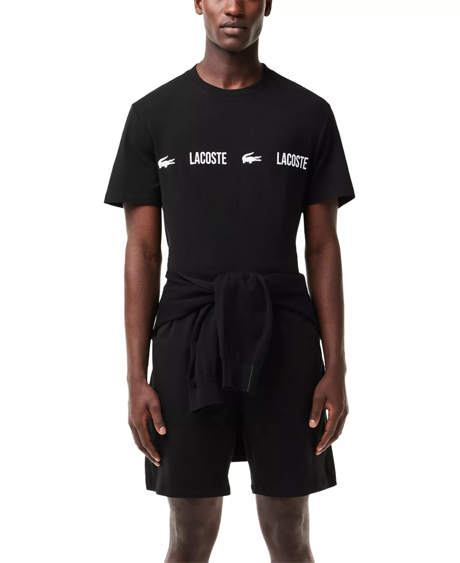 Men’s Logo Band Lightweight Sleep Tee - BLACK - 2XL