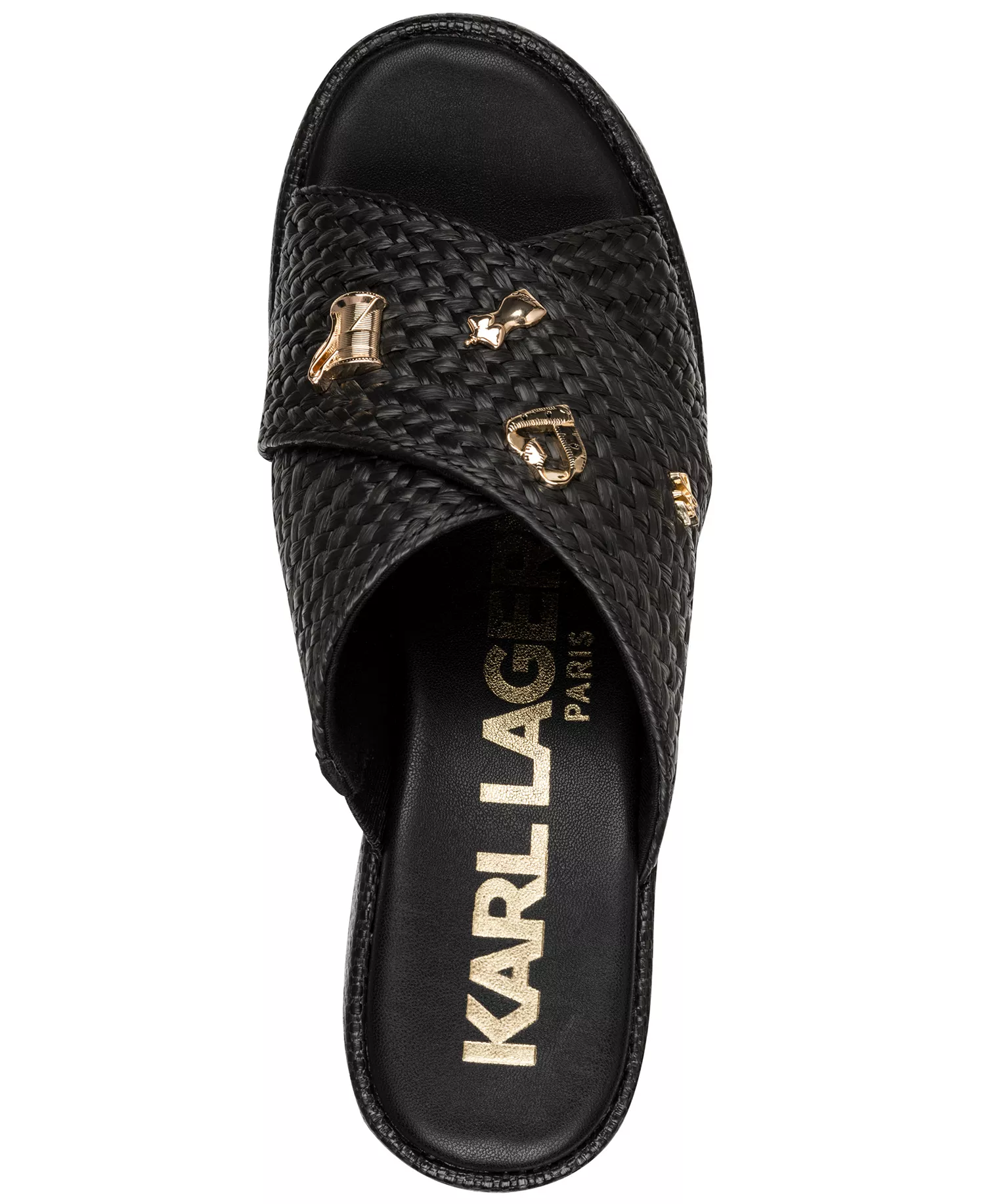 Women's Caleigh Atelier Slip-On X Band Wedge Sandals - Black - 10M