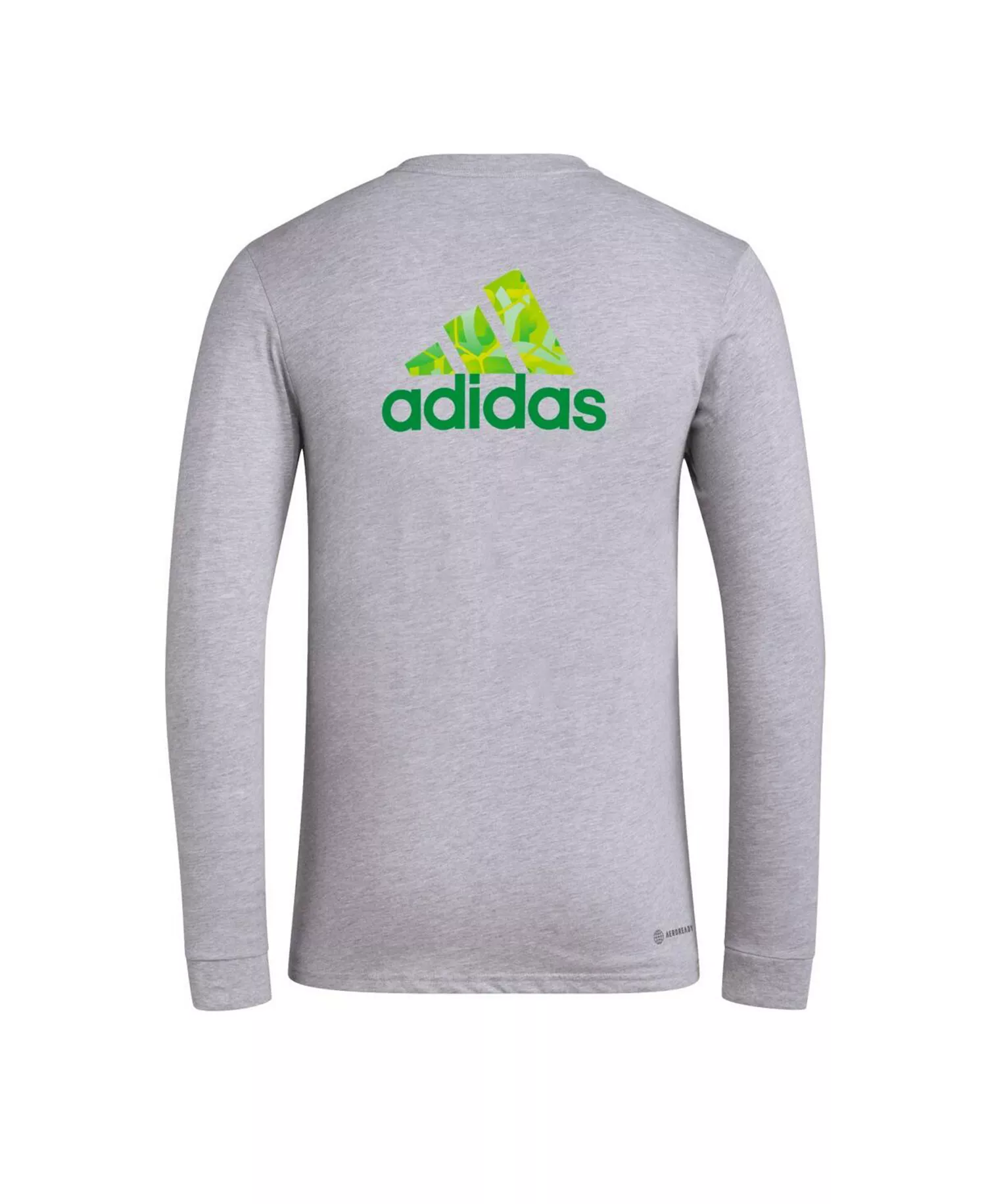 Men's Gray Austin FC Local Pop AEROREADY Long Sleeve T-Shirt - Gray - L