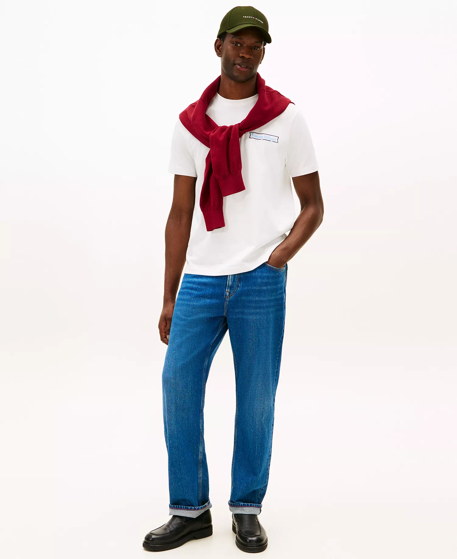 Men's Coast Photo Print T-Shirt - White - L