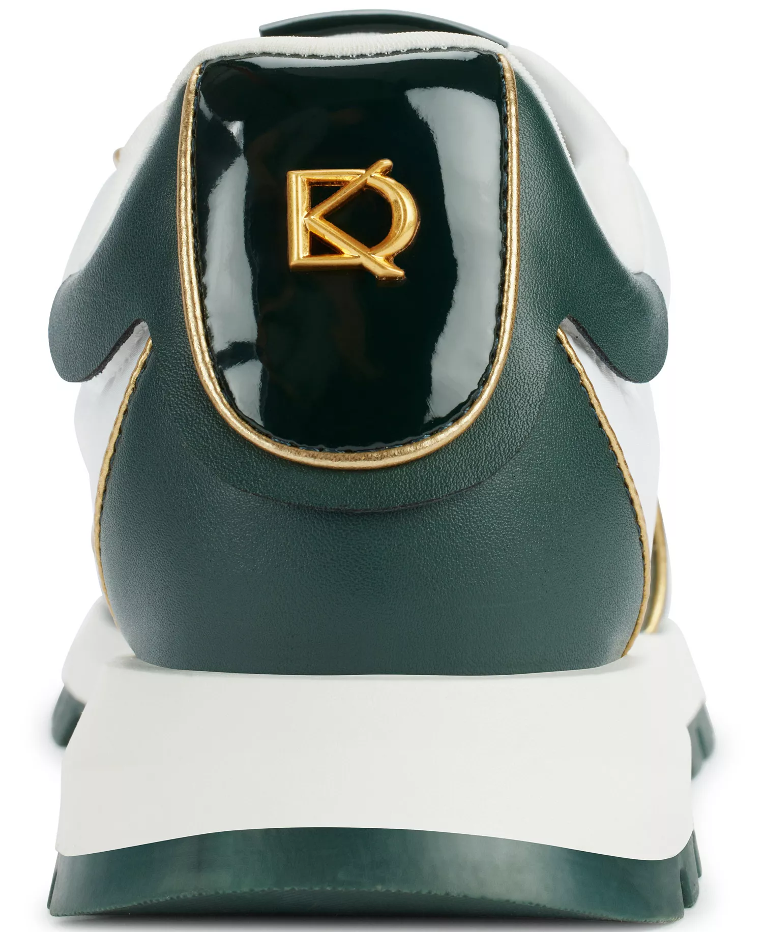 Women's Binx Lace Up Sneakers - White/Green - 8M