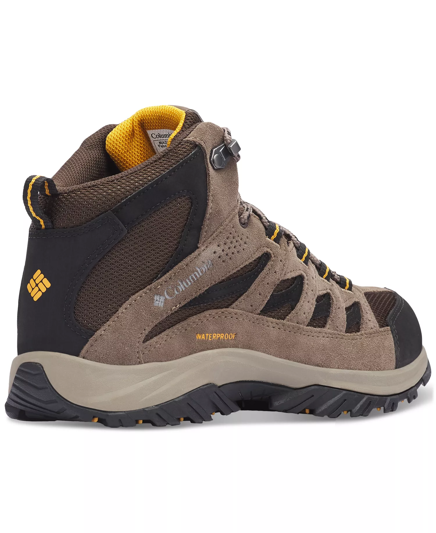 Men's Crestwood Waterproof Mid Hiking Boot - Cordovan, Squash - 11.5M