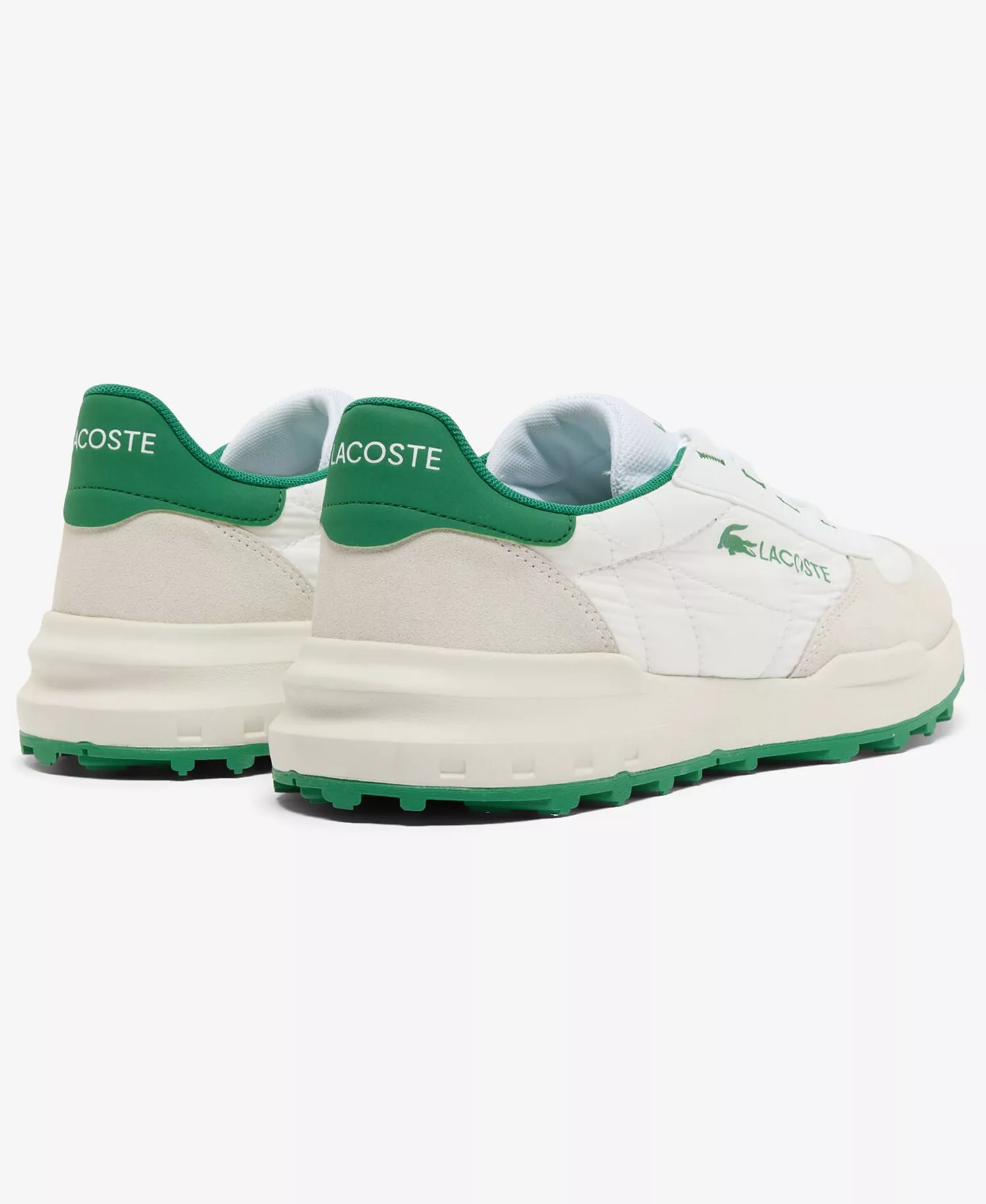 Men's Elite Active EVO Round Toe Sneakers - Off White/Green - 10