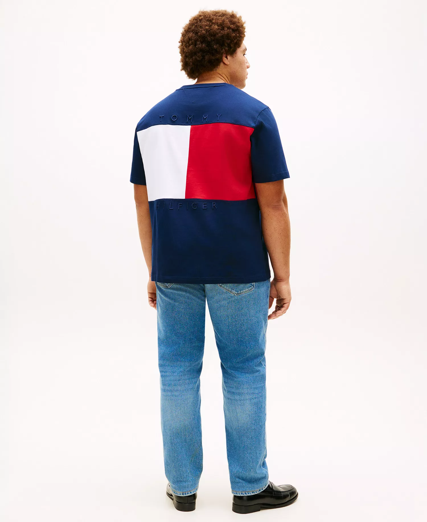 Men's Big & Tall Flag Regular-Fit T-Shirt - Carbon Navy - 2XLT