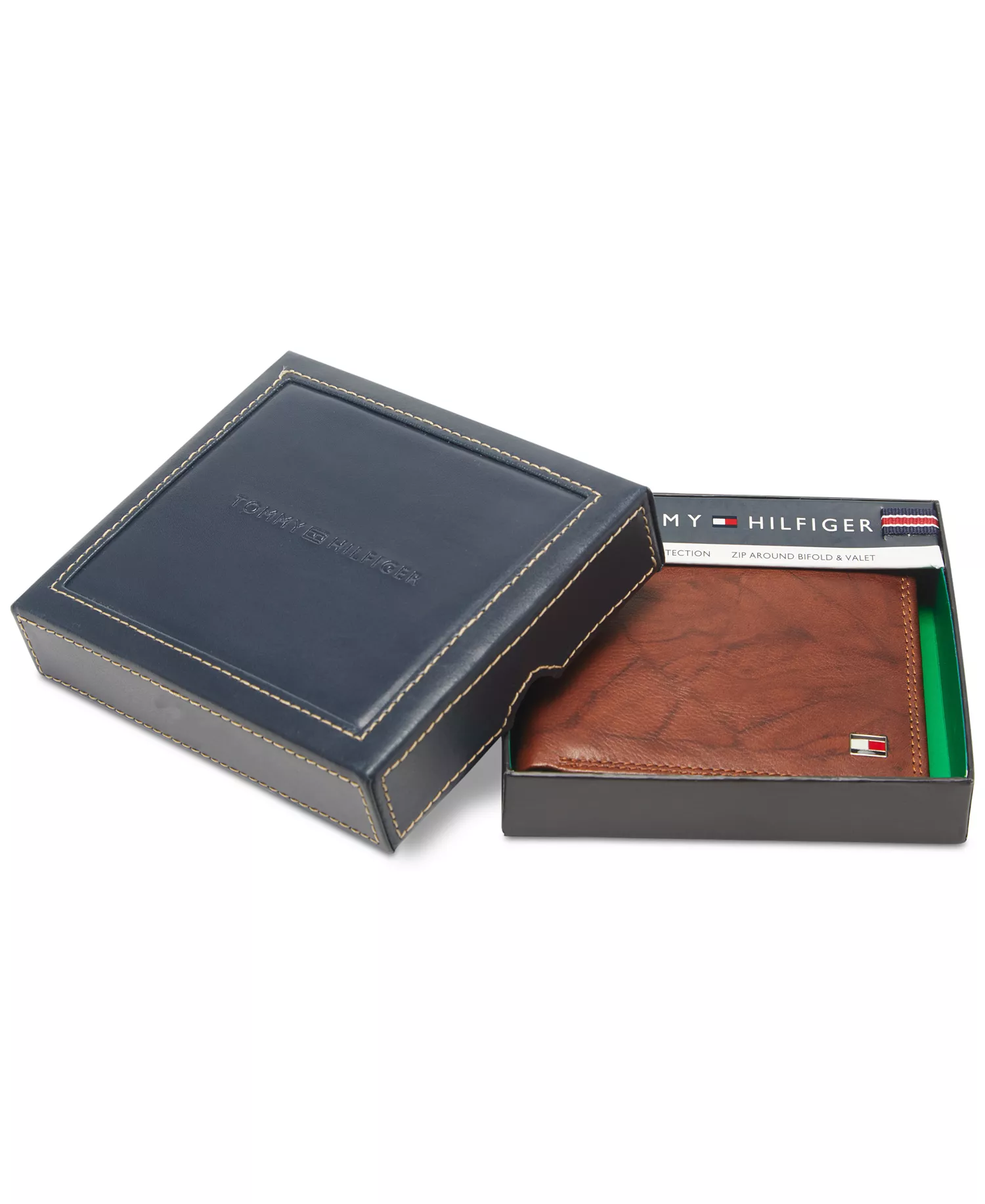Men's Traveler RFID Extra-Capacity Bifold Leather Wallet