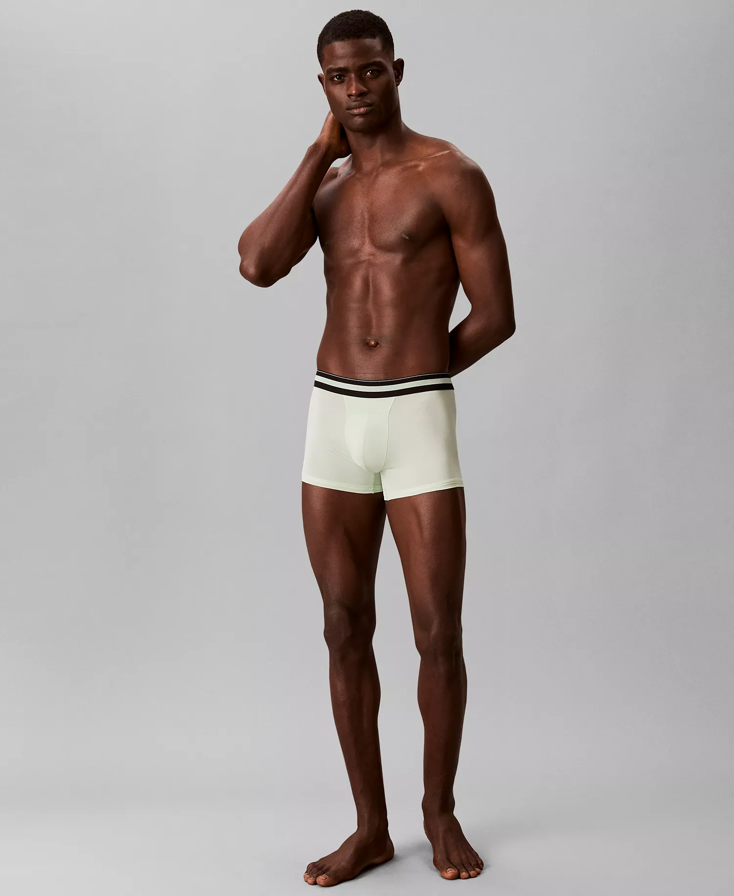 Men's Icon Active Mesh Trunks, 3-Pack - Black/Fungi/Seafoam wave - 1X