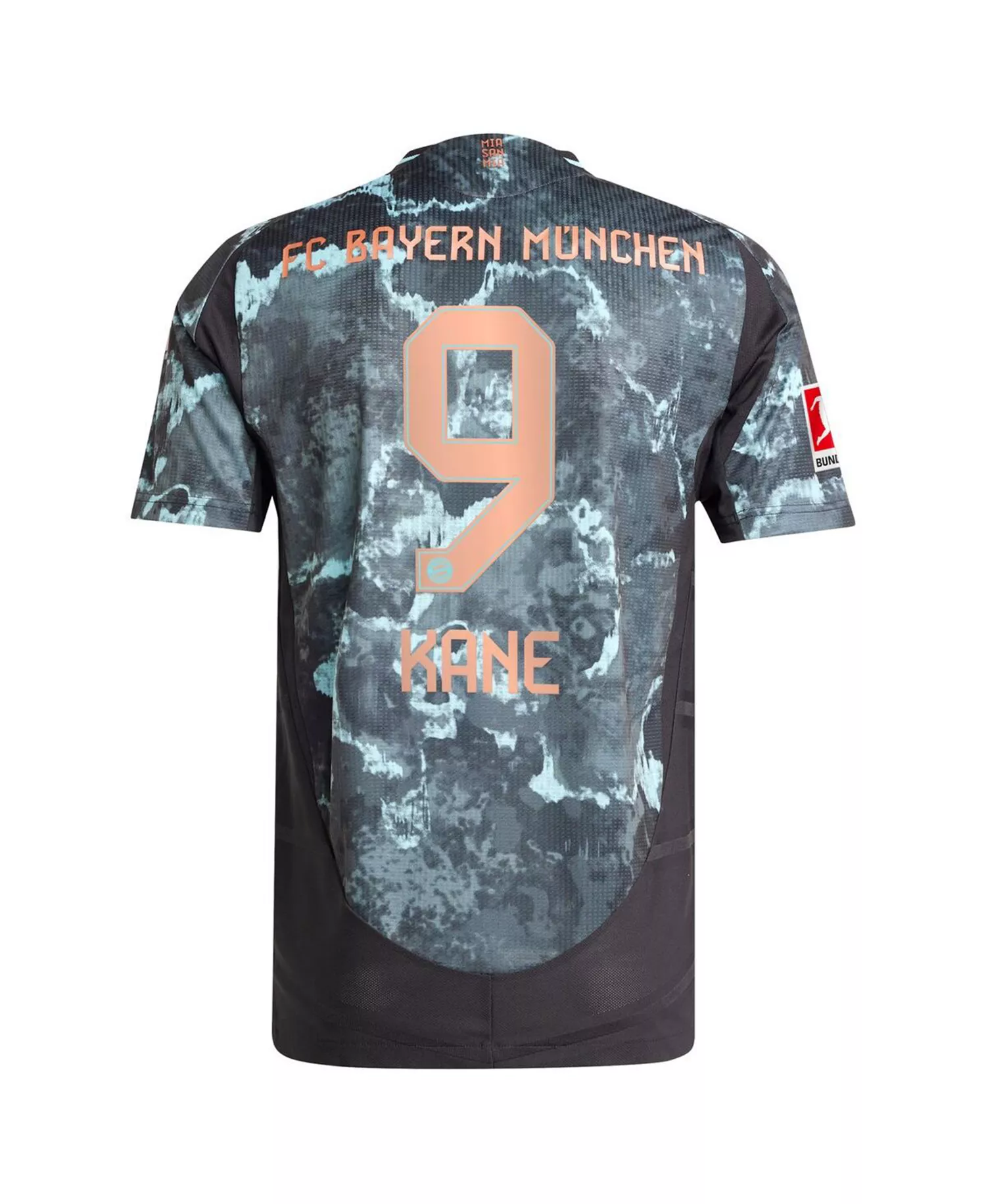 Men's Harry Kane Black Bayern Munich 2024/25 Away Authentic Player Jersey - Black - L