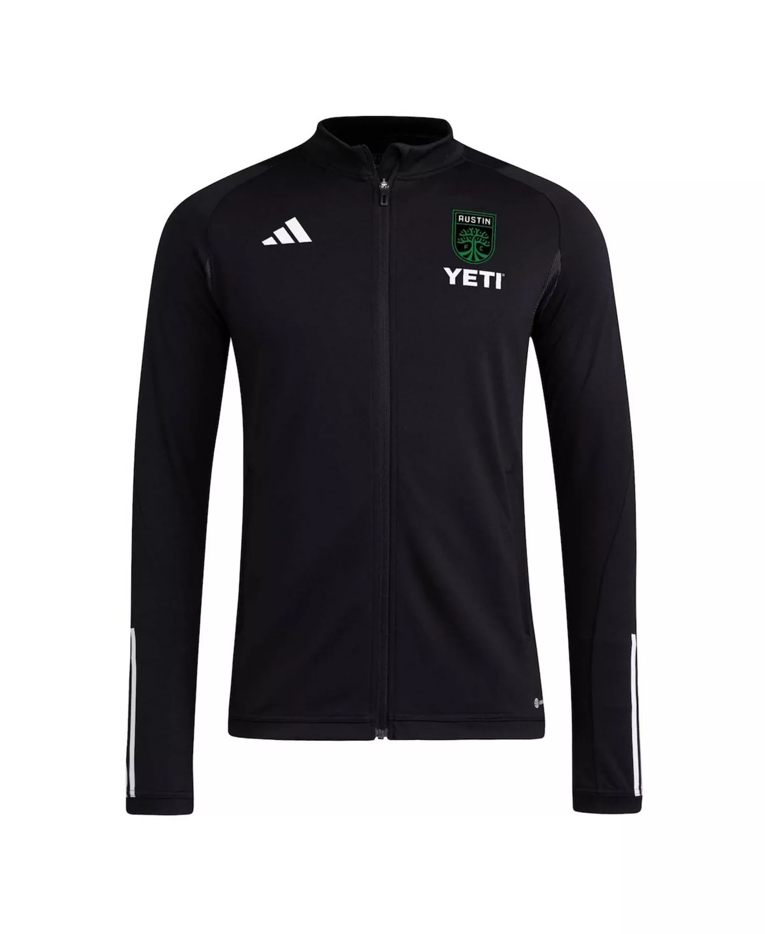 Men's Black Austin FC 2023 On-Field AEROREADY Full-Zip Training Top - Black - 2XL