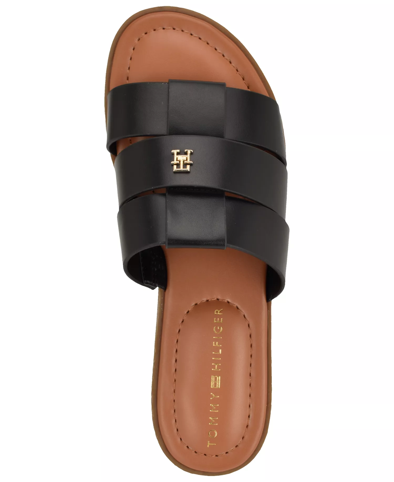 Women's Moden Slide-On Flat Sandal - Black - 10M