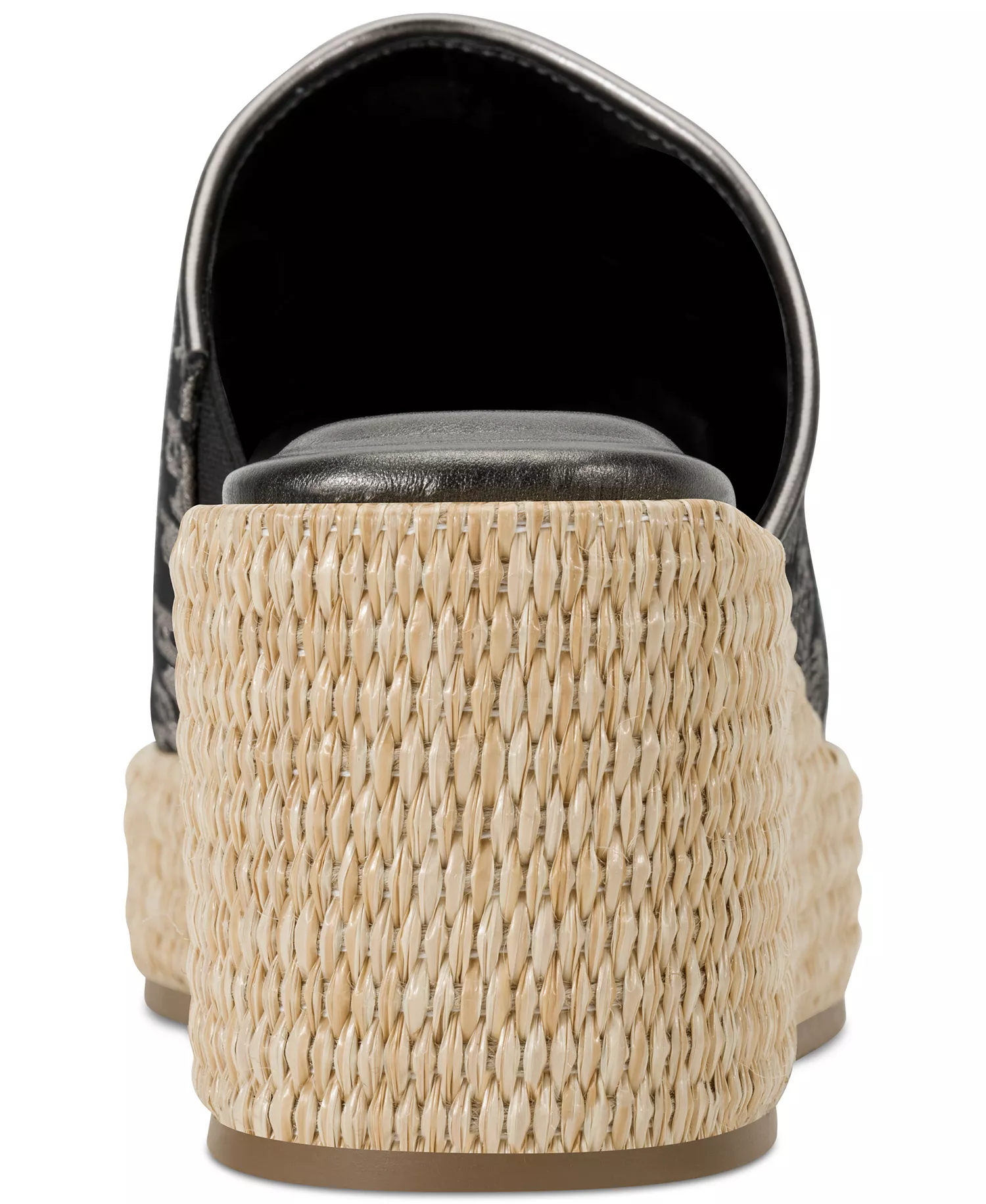 Women's Conrad Slip-On Wedge Sandals - Black, Nickel - 10M