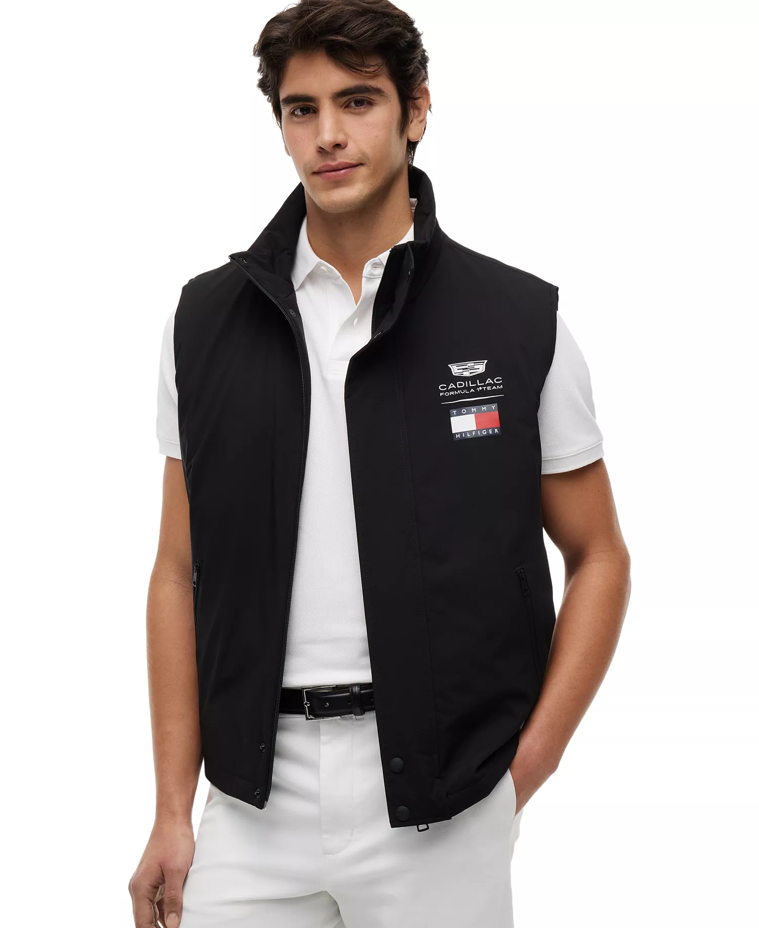 x Cadillac F1® Men's Logo Gilet - Black - L