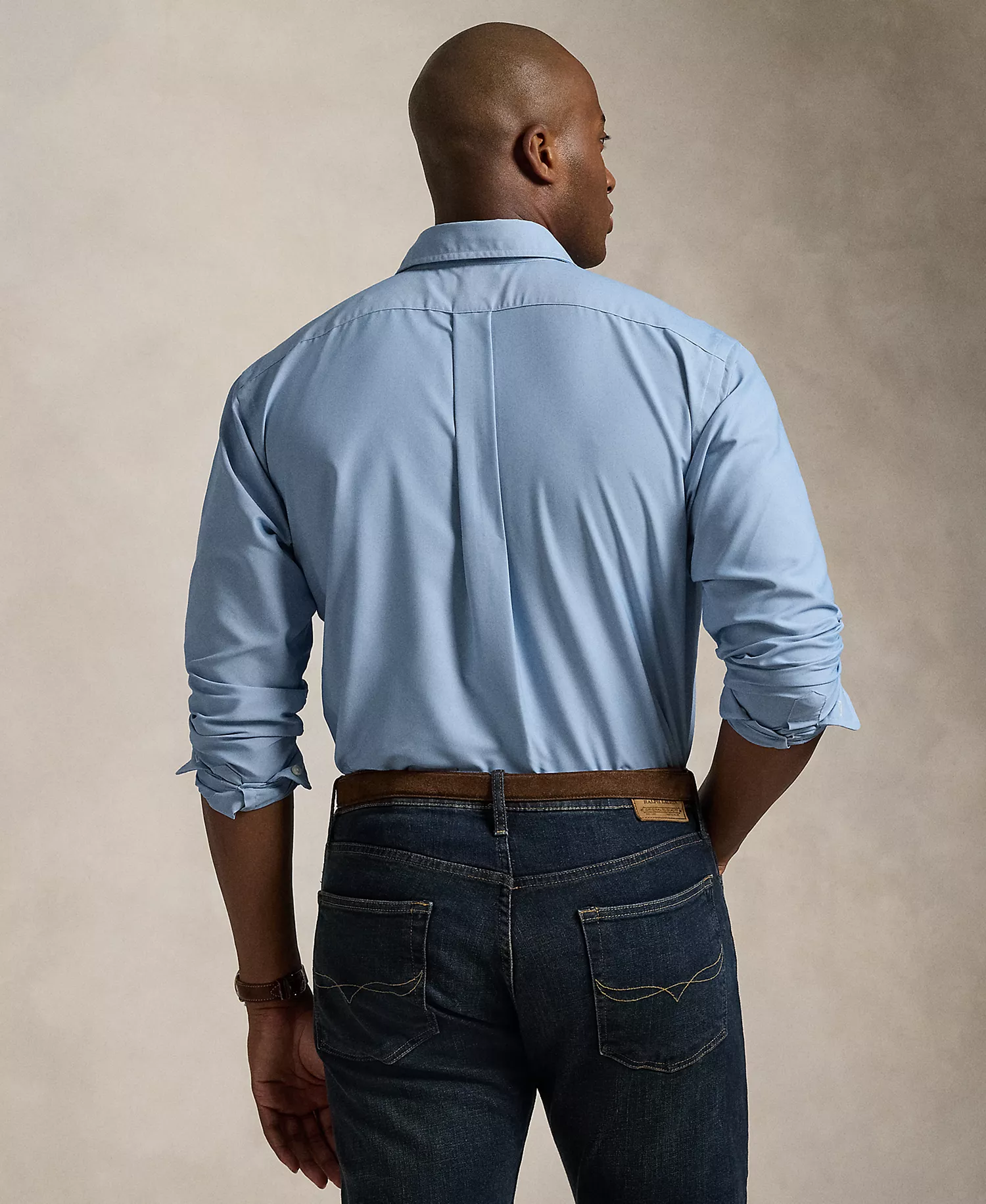 Men's Big & Tall Performance Oxford Shirt - Blue - 2LT