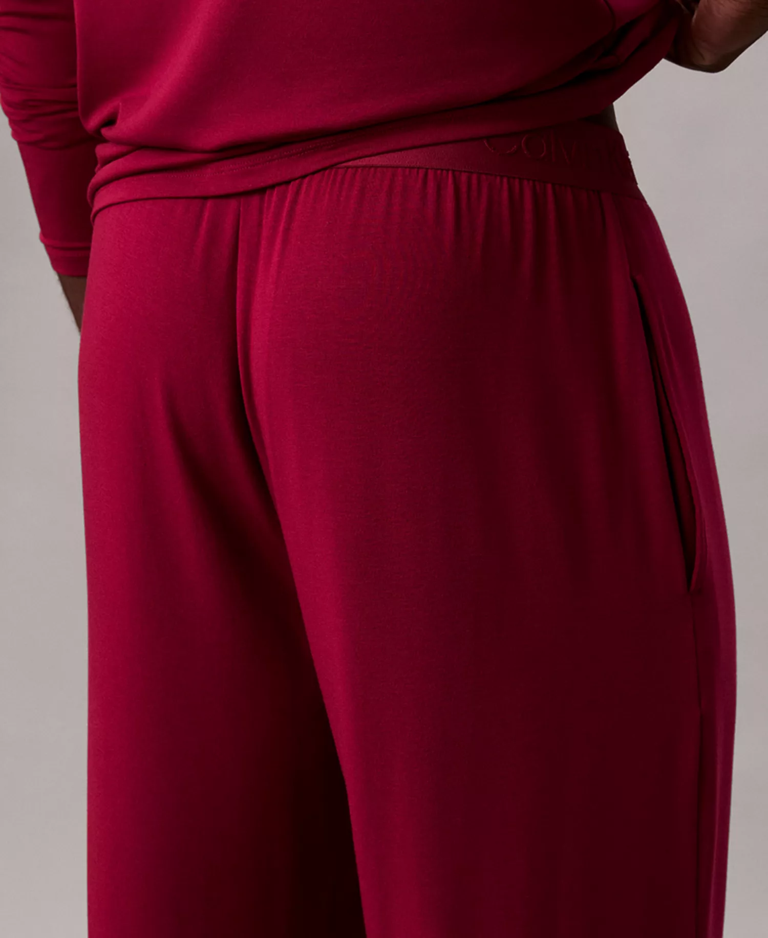 Men's UltraSoft Stretch Sleep Pants - Beet Red - L