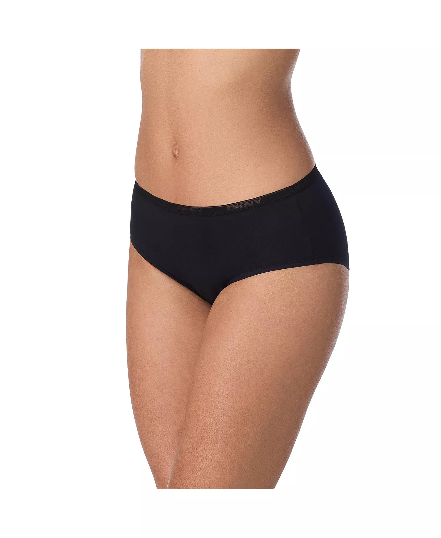 Women's Cotton Modal Brief 3 Pack.- DK8465P3 - Black White Navy - L
