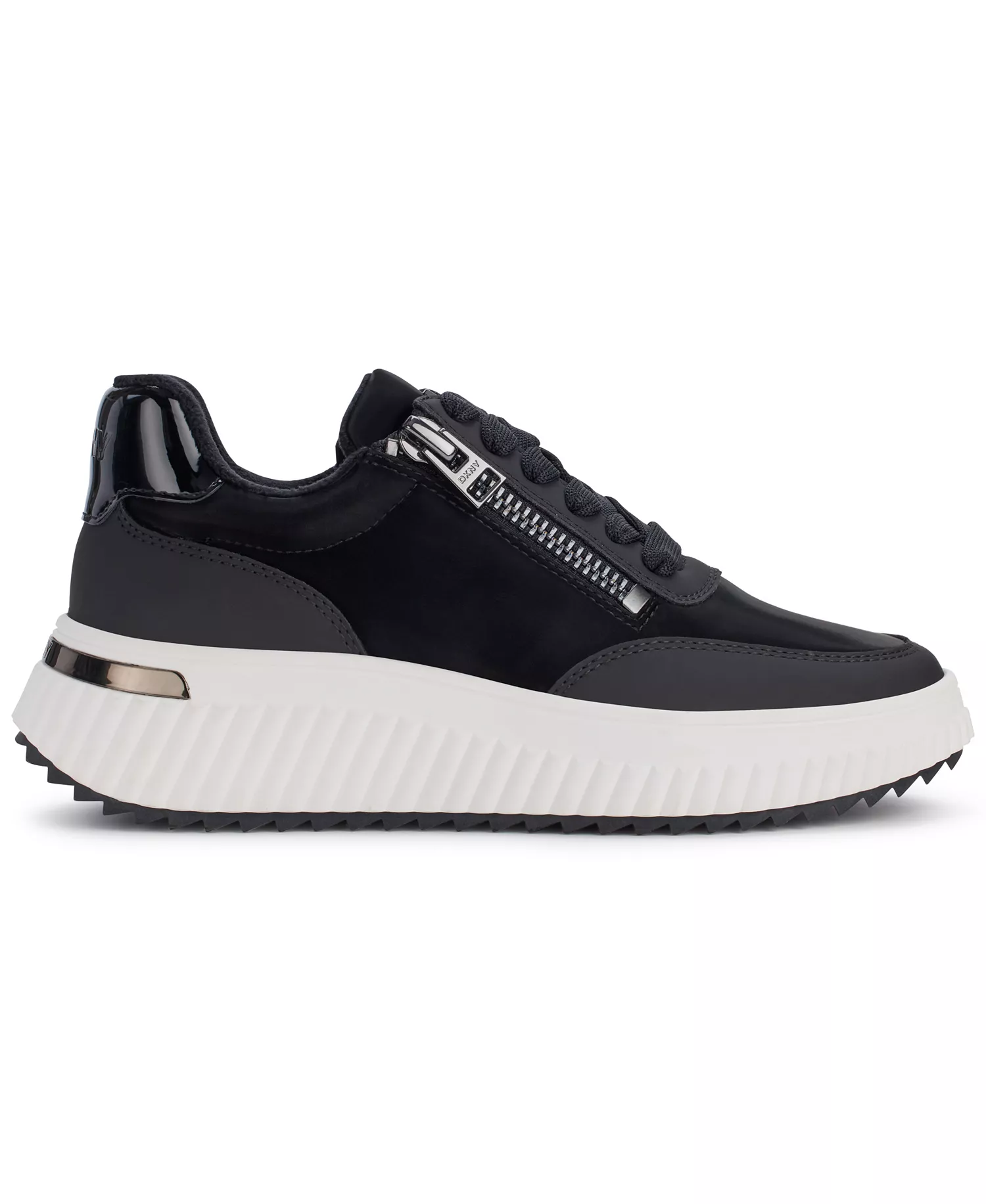 Women's Laurence Zip Sneakers - Black - 10M