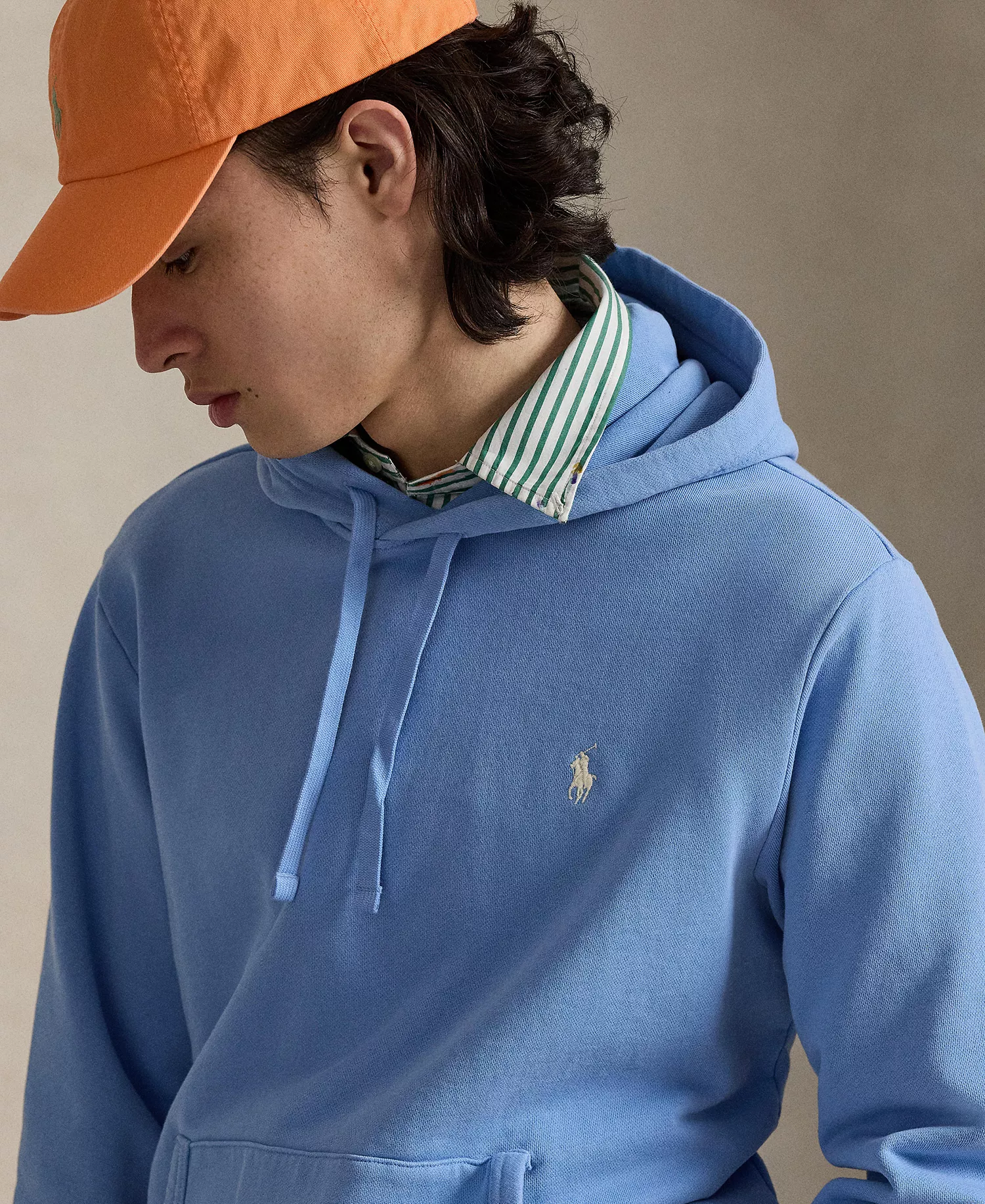 Men's Terry Long-Sleeve Hoodie - Bristol Blue - 2XL