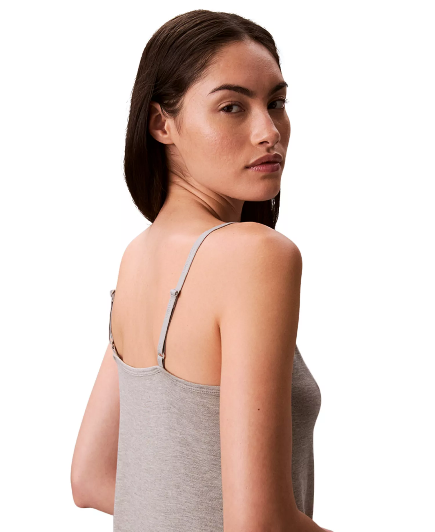 Women's Square Neck Camisole - Gray Heather - L
