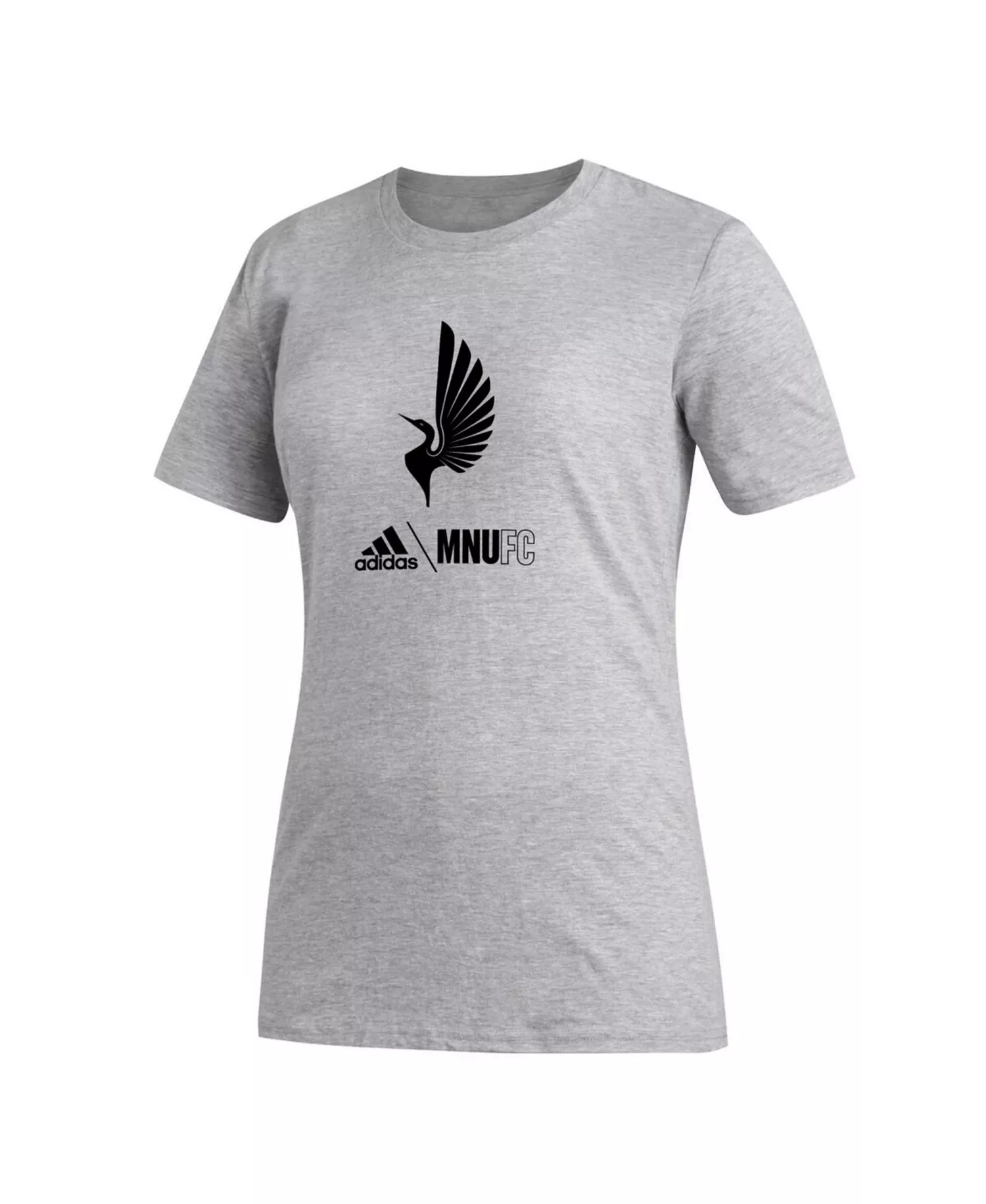 Women's Heather Gray Minnesota United FC AEROREADY Club Icon T-shirt - Heather Gray - M