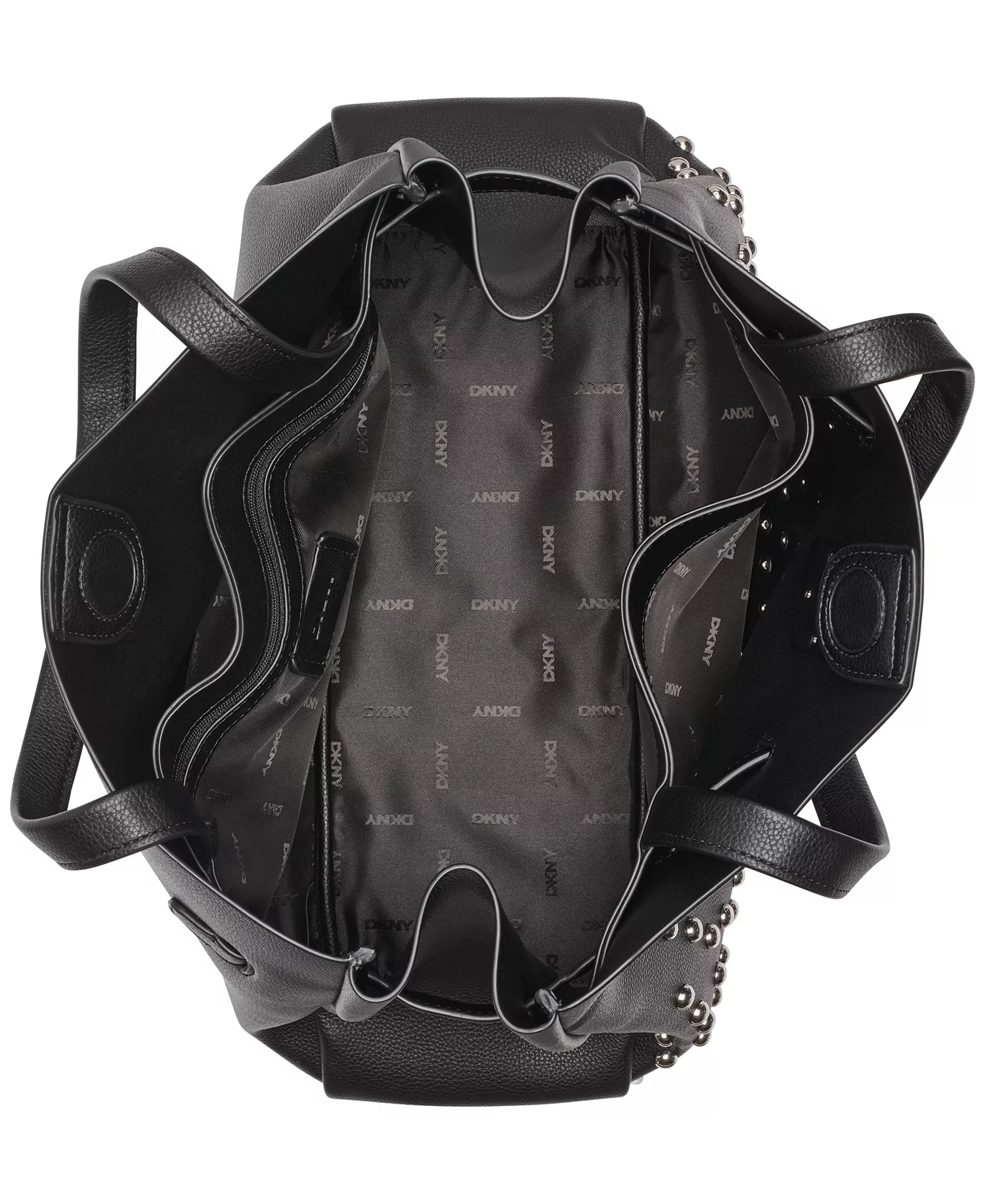 Women's Bryar Large Satchel Handbag - Black/silver - NO SIZE