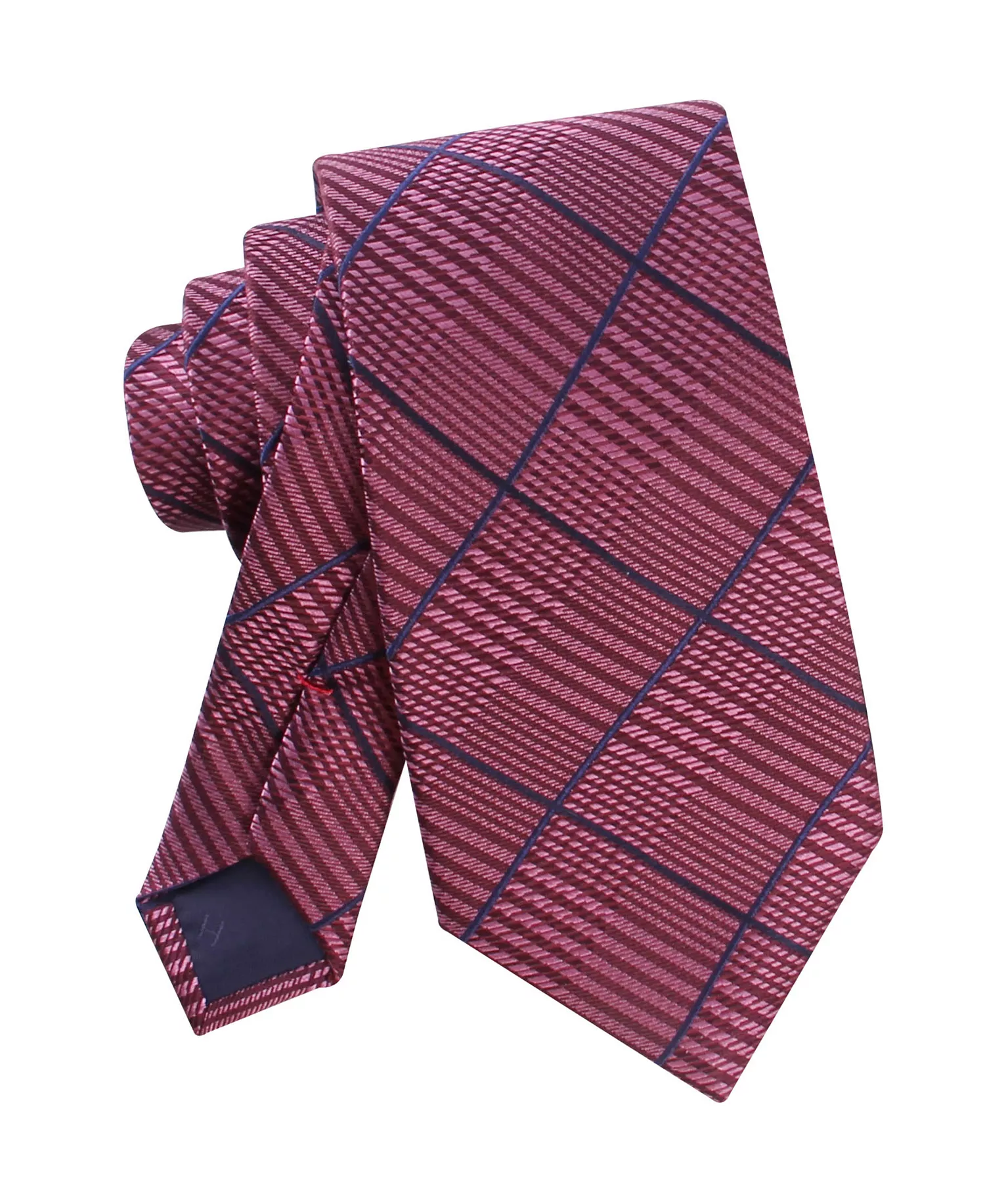 Men's Graham Glen Plaid Tie - Wine - ONE SIZE