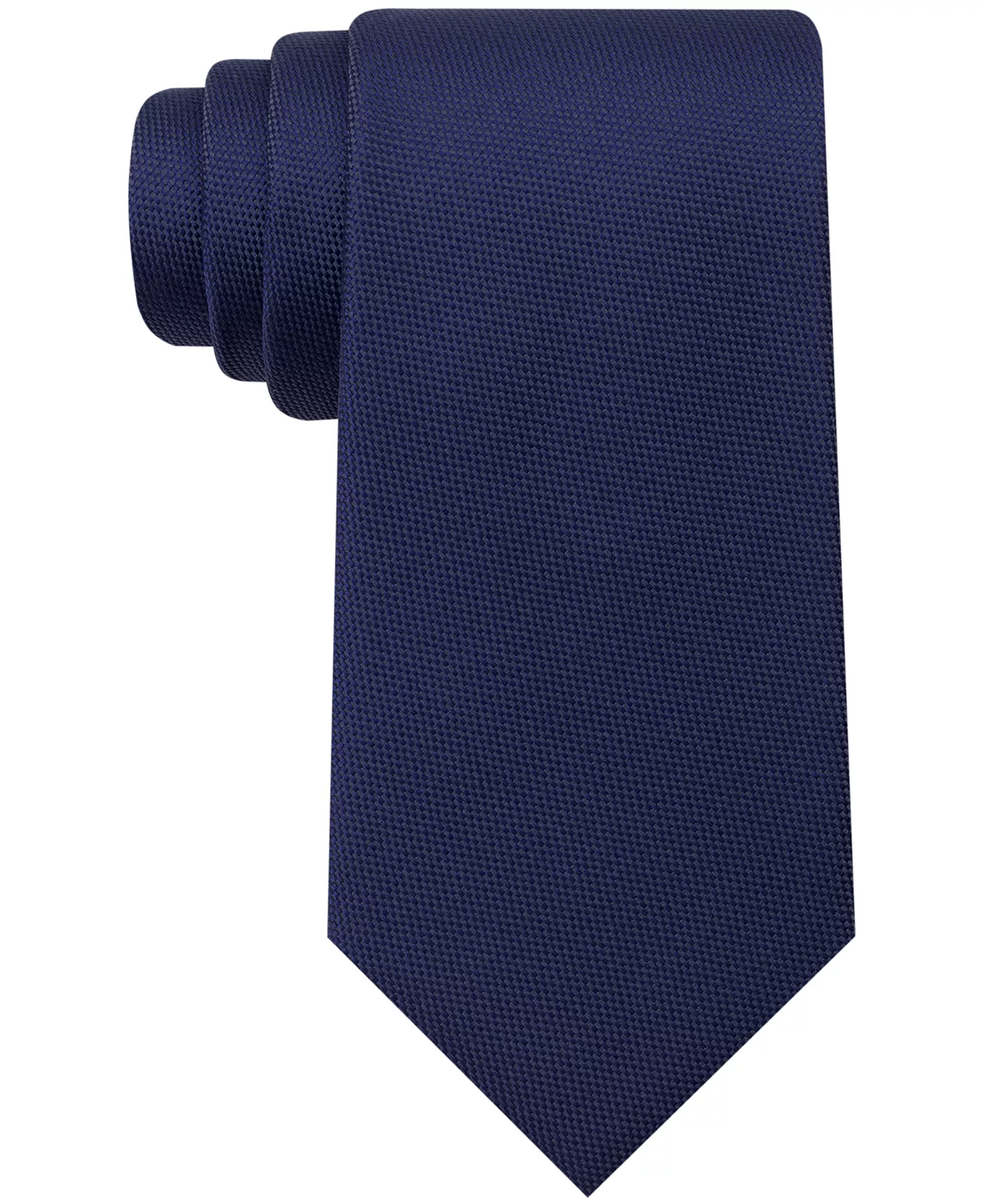 Men's Core Classic Oxford Solid Tie - Navy - ONE SIZE