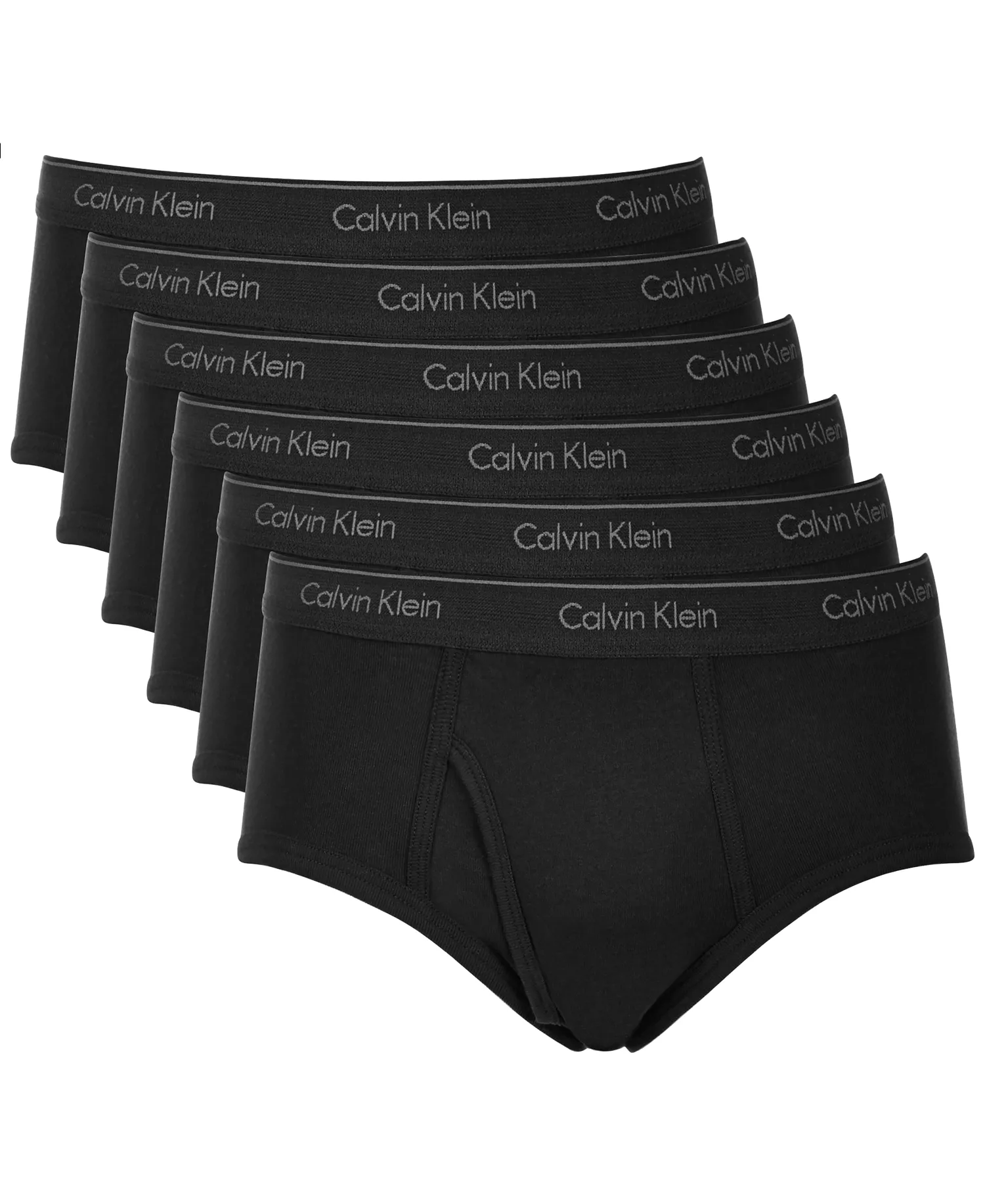Men's 5+1 Bonus Pack Cotton Briefs Underwear - Black - L