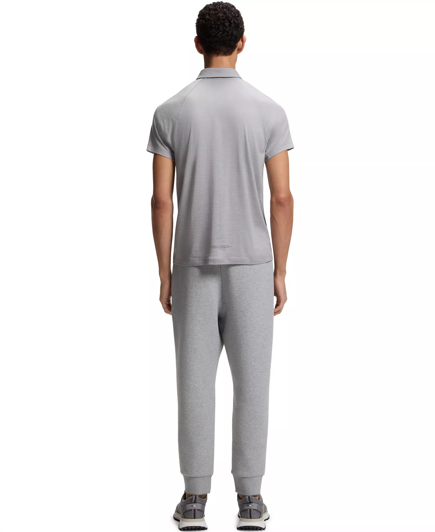 Men's Performance Active Slim-Fit Polo Shirt - Open Gray - L